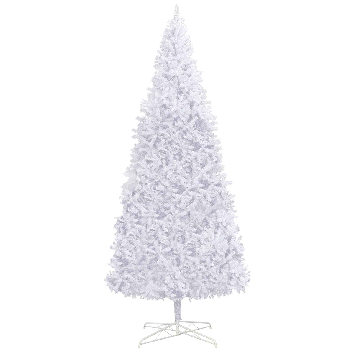 Dirbtinė Kalėdų eglutė su 300 LED Balta 400 cm PVC ir Plienas