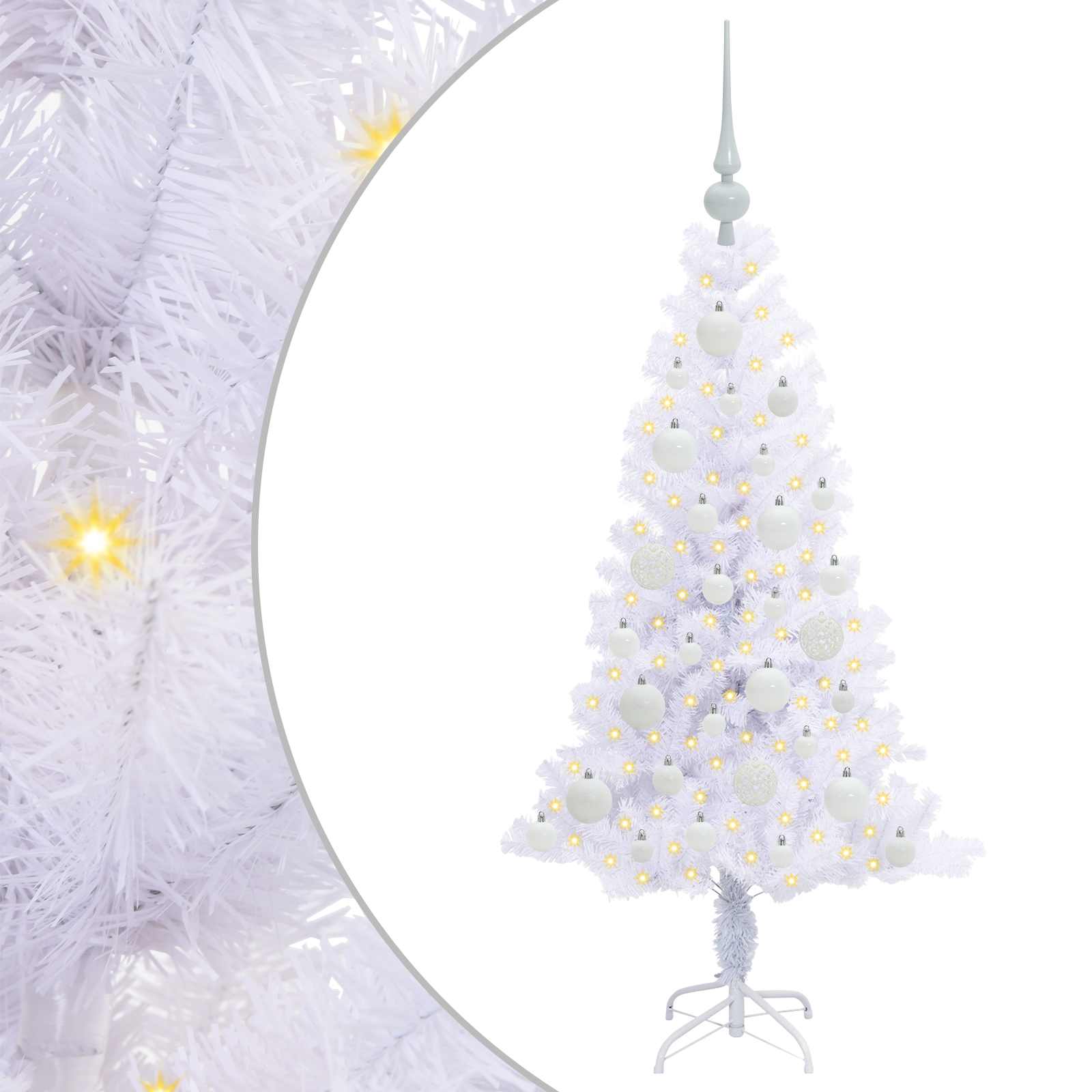 Artificial Christmas tree SNOW GROVE, with 150 LED White 120 pcs.