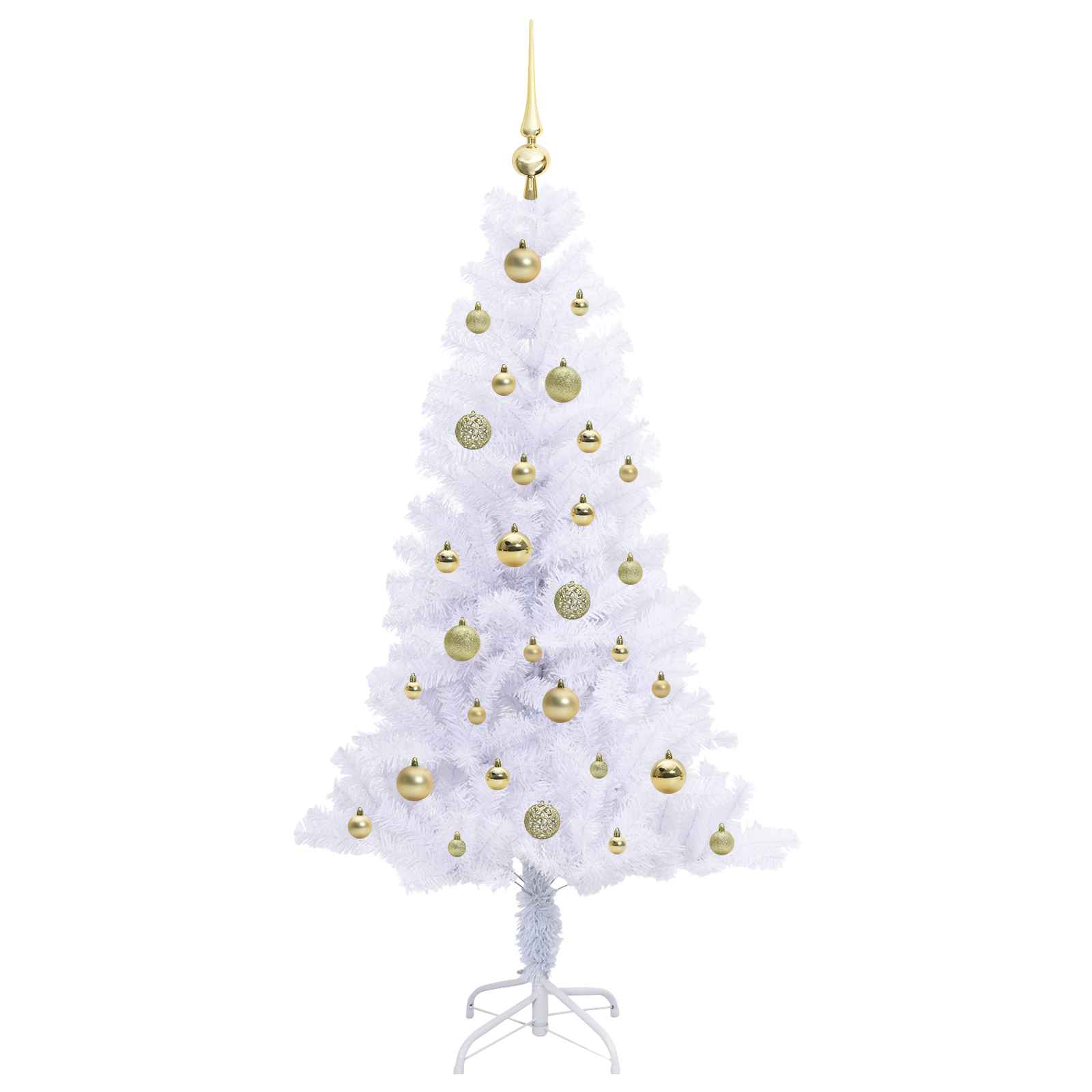 Mākslīgā Ziemassvētku eglīte SNOW GROVE, ar 150 LED Balta 150 gab.