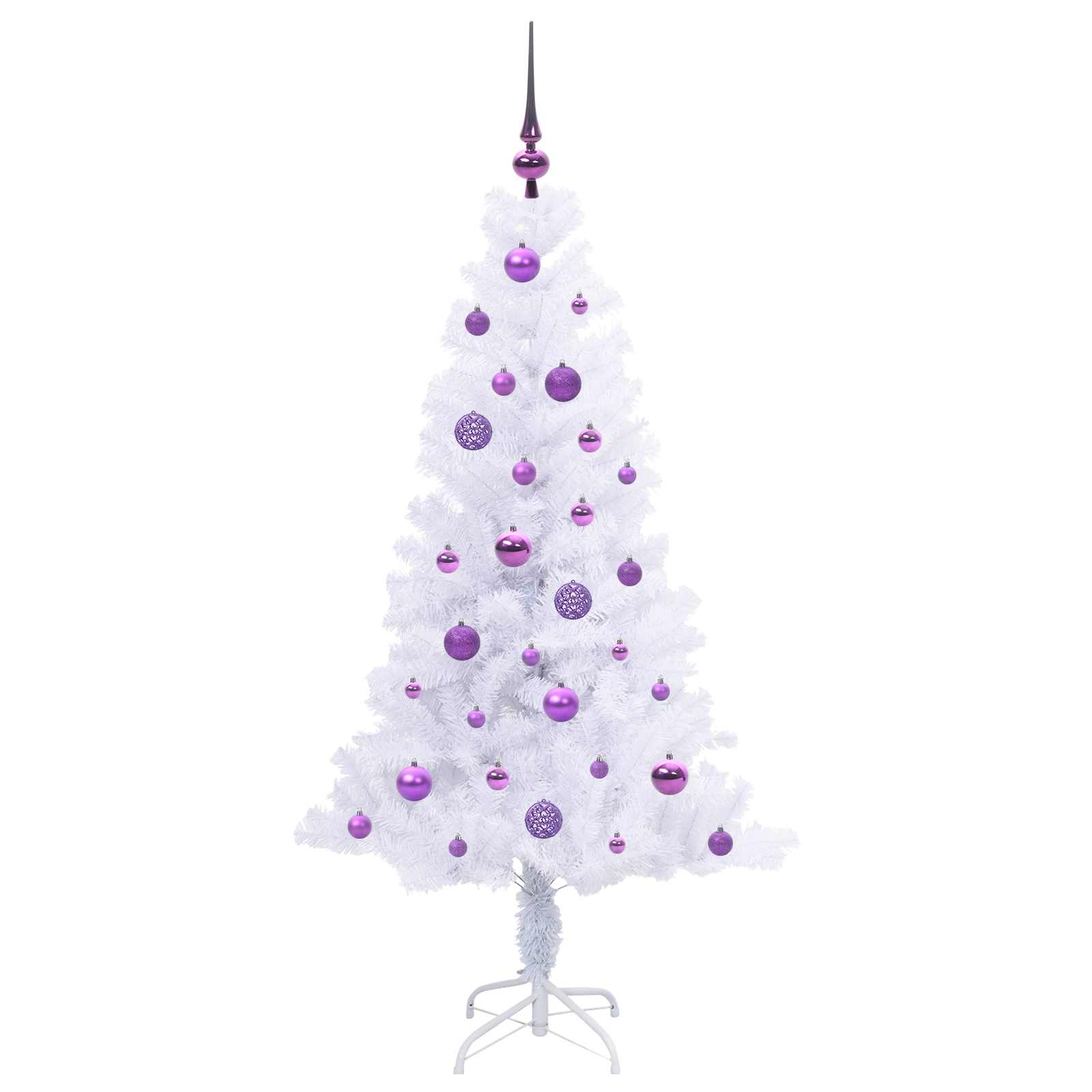 Mākslīgā Ziemassvētku eglīte SNOW GROVE, ar 150 LED Baltas 150 gab.