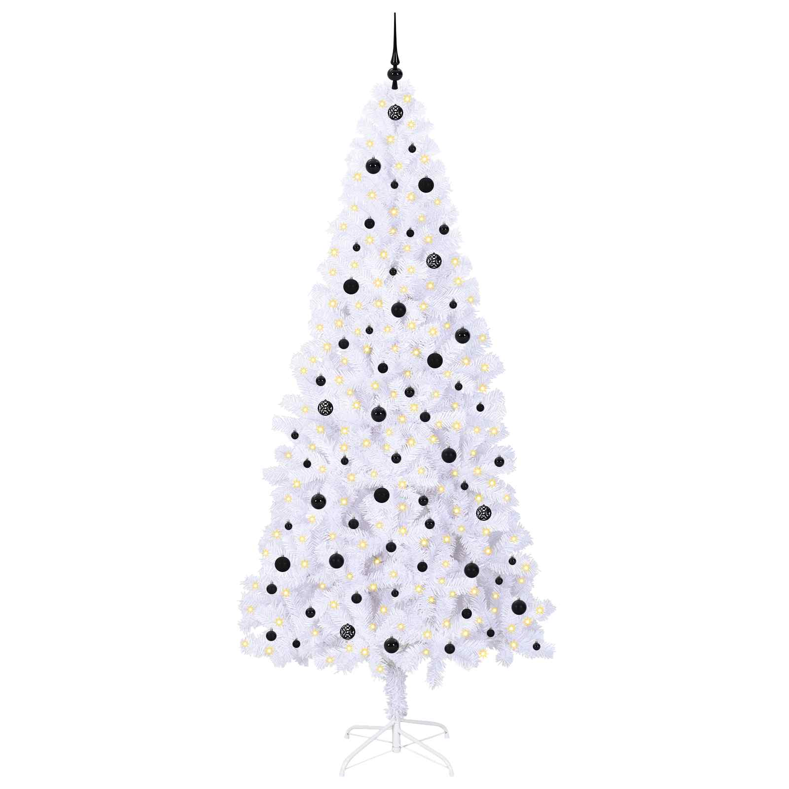Dirbtinė Kalėdų eglutė SNOW SHINE, su 300 LED Balta 240 vnt.