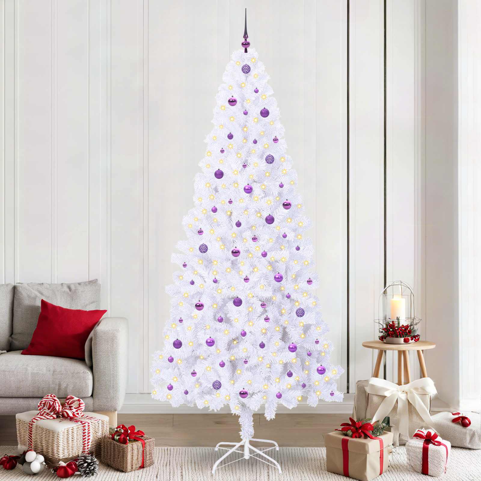 Artificial Christmas Tree SNOW SHINE, with 300 LED White 240 pcs.