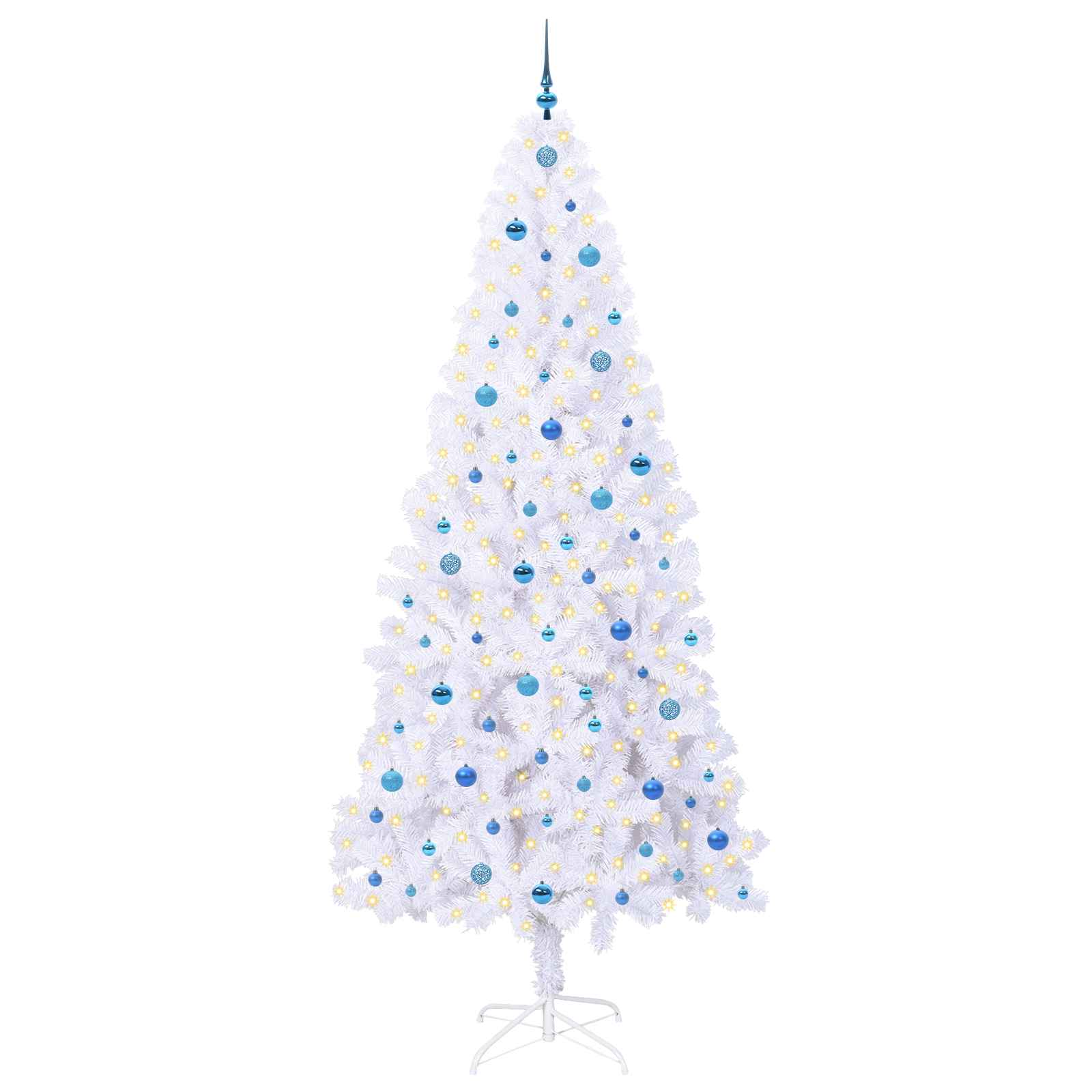 Dirbtinė Kalėdų eglutė SNOW SHINE, su 300 LED Balta 240 vnt.