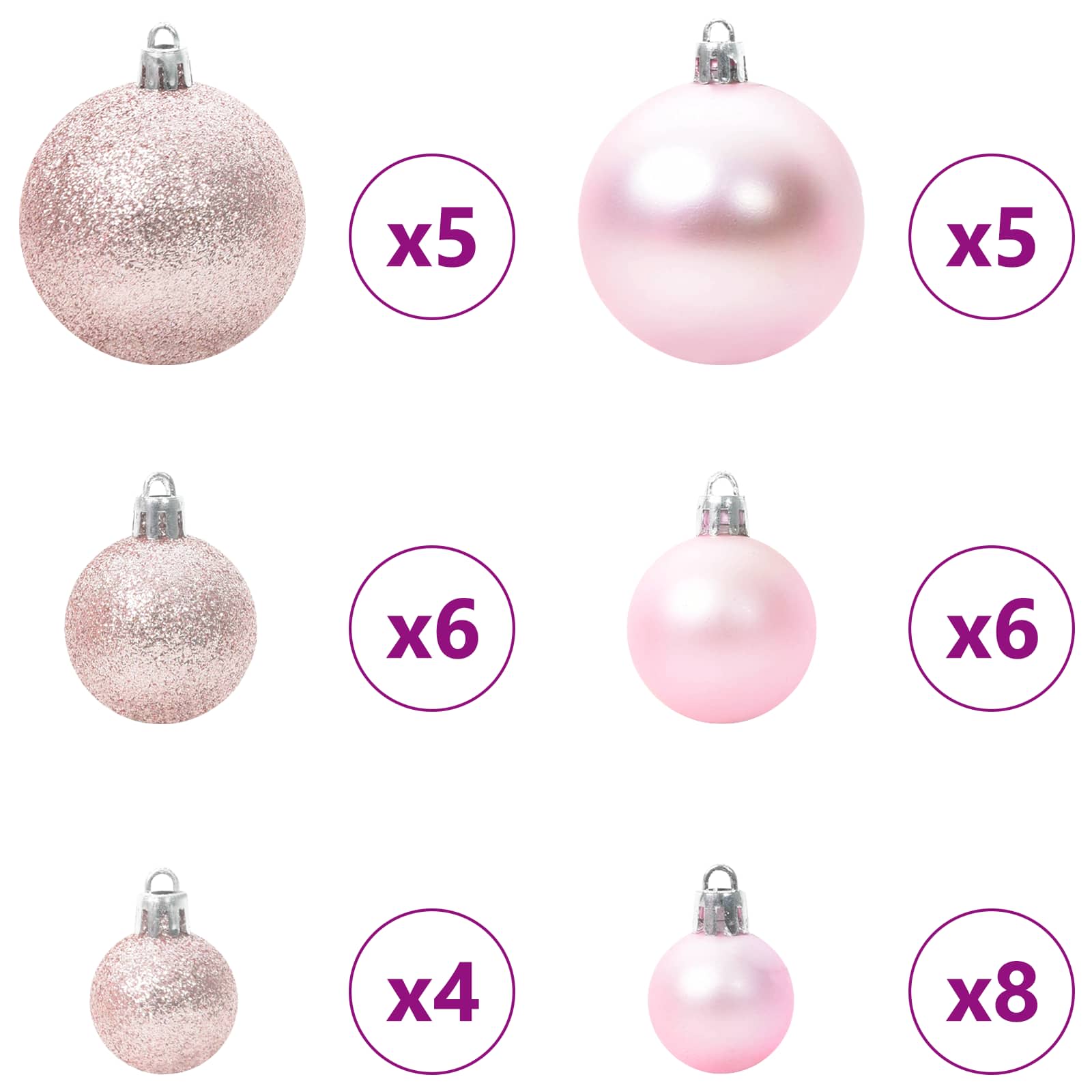 Dirbtinė Kalėdų eglutė DREAM MOON, su 150 LED Balta 120 vnt.