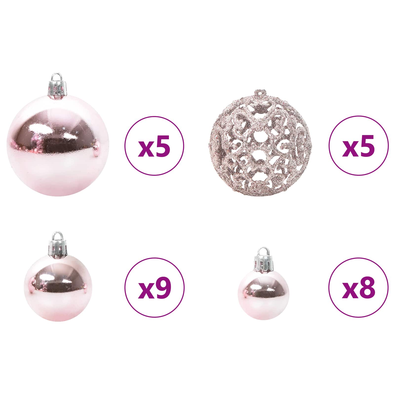 Dirbtinė Kalėdų eglutė DREAM MOON, su 150 LED Balta 120 vnt.