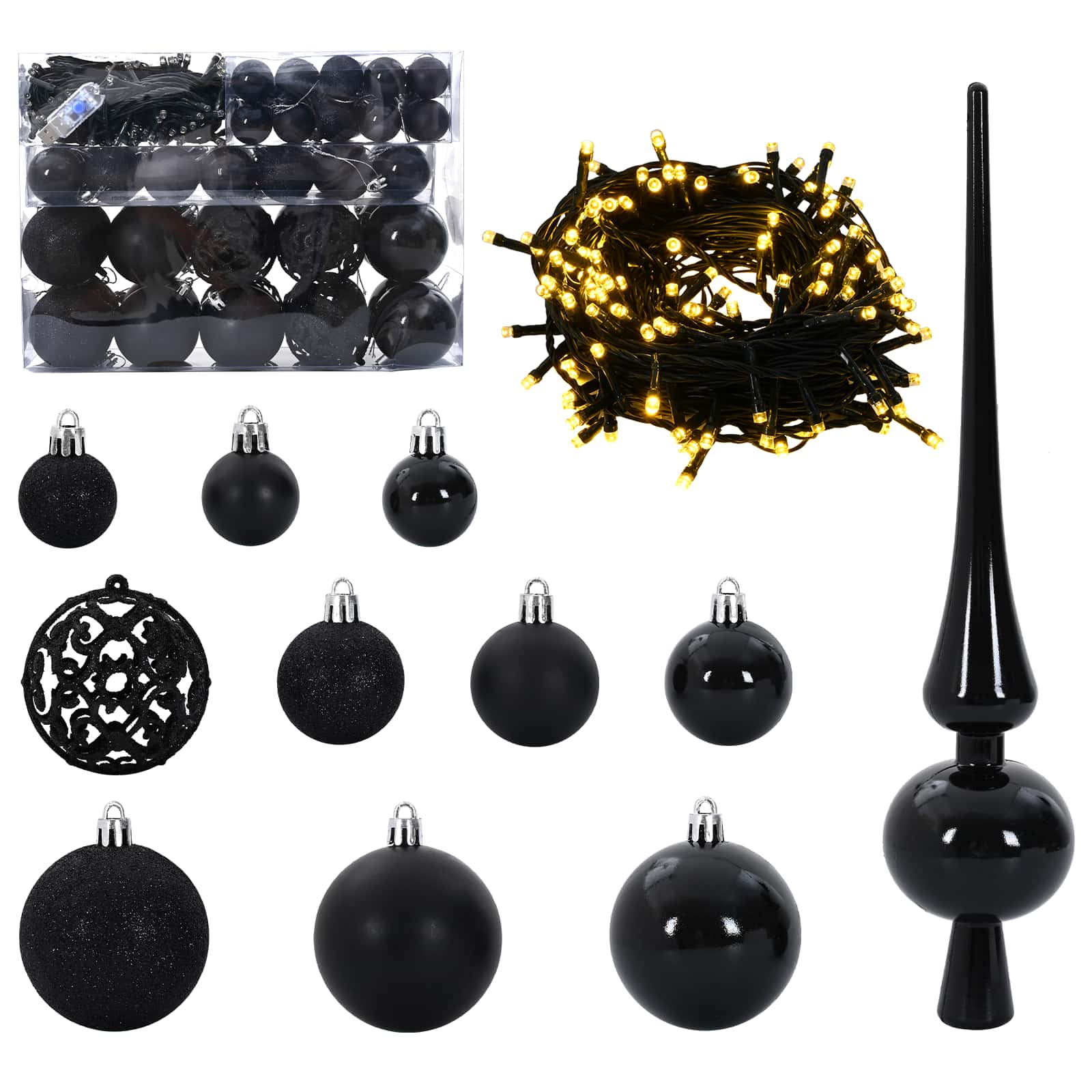 Dirbtinė Kalėdų eglutė DREAM MOON, su 150 LED Balta 150 vnt.