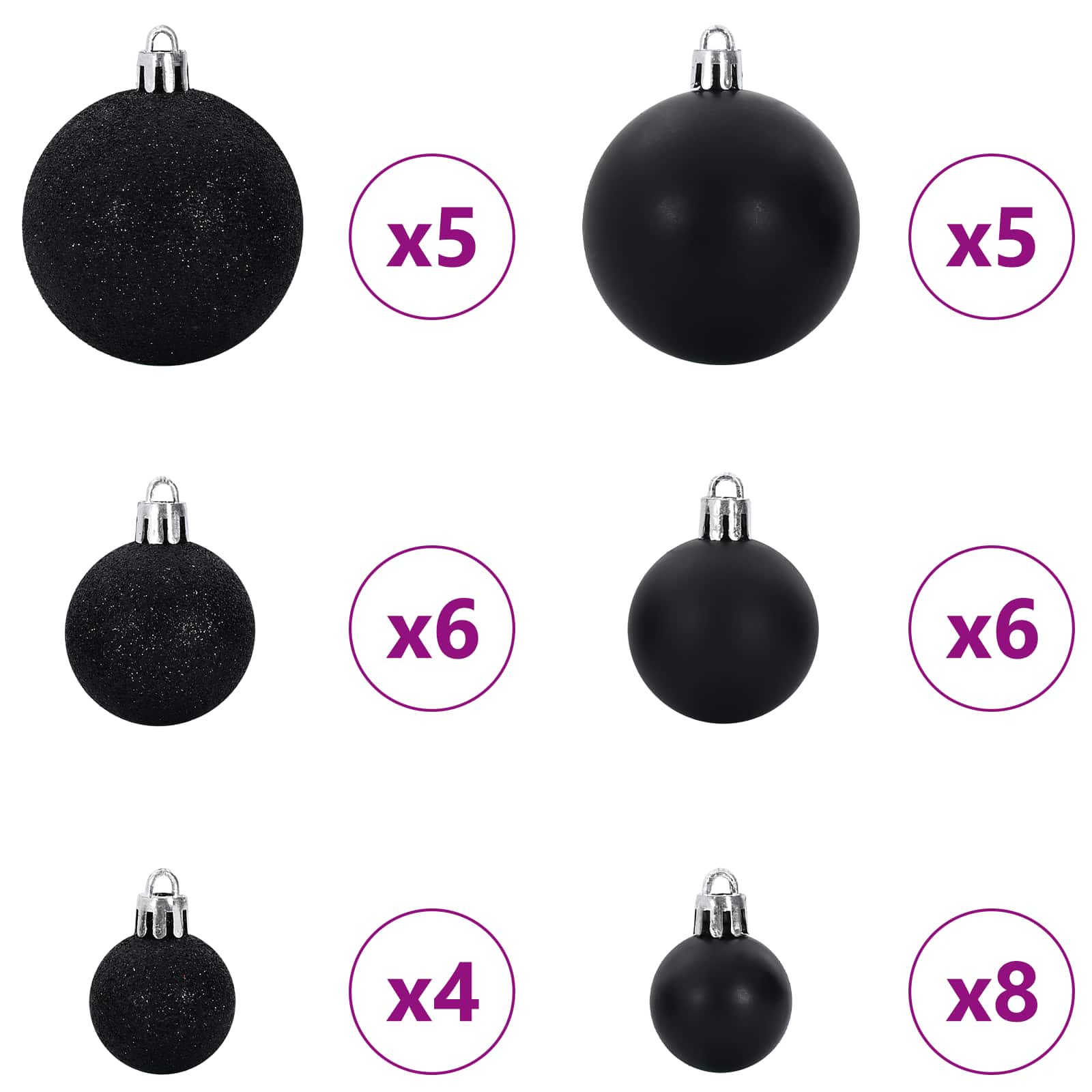 Dirbtinė Kalėdų eglutė DREAM MOON, su 150 LED Balta 150 vnt.