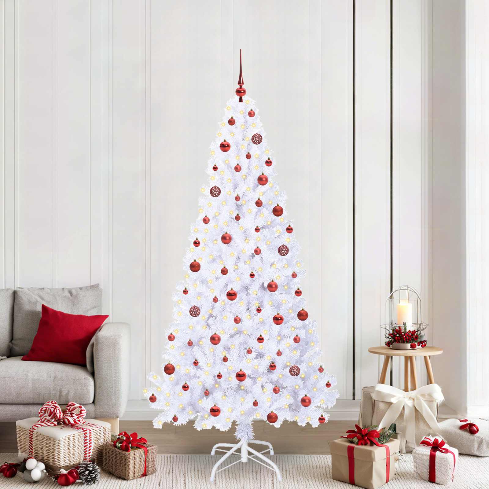 Artificial Christmas tree FROST EVERGREEN, with 300 LED White 210 pcs.