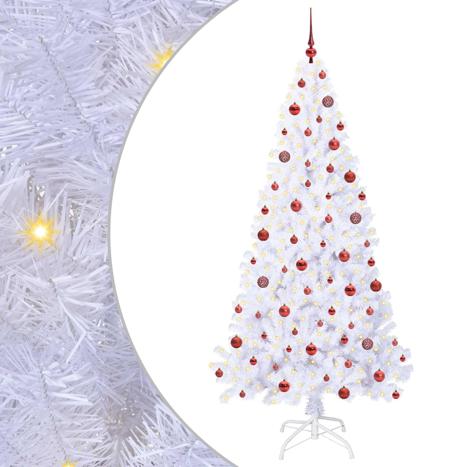 Artificial Christmas tree FROST EVERGREEN, with 300 LED White 210 pcs.
