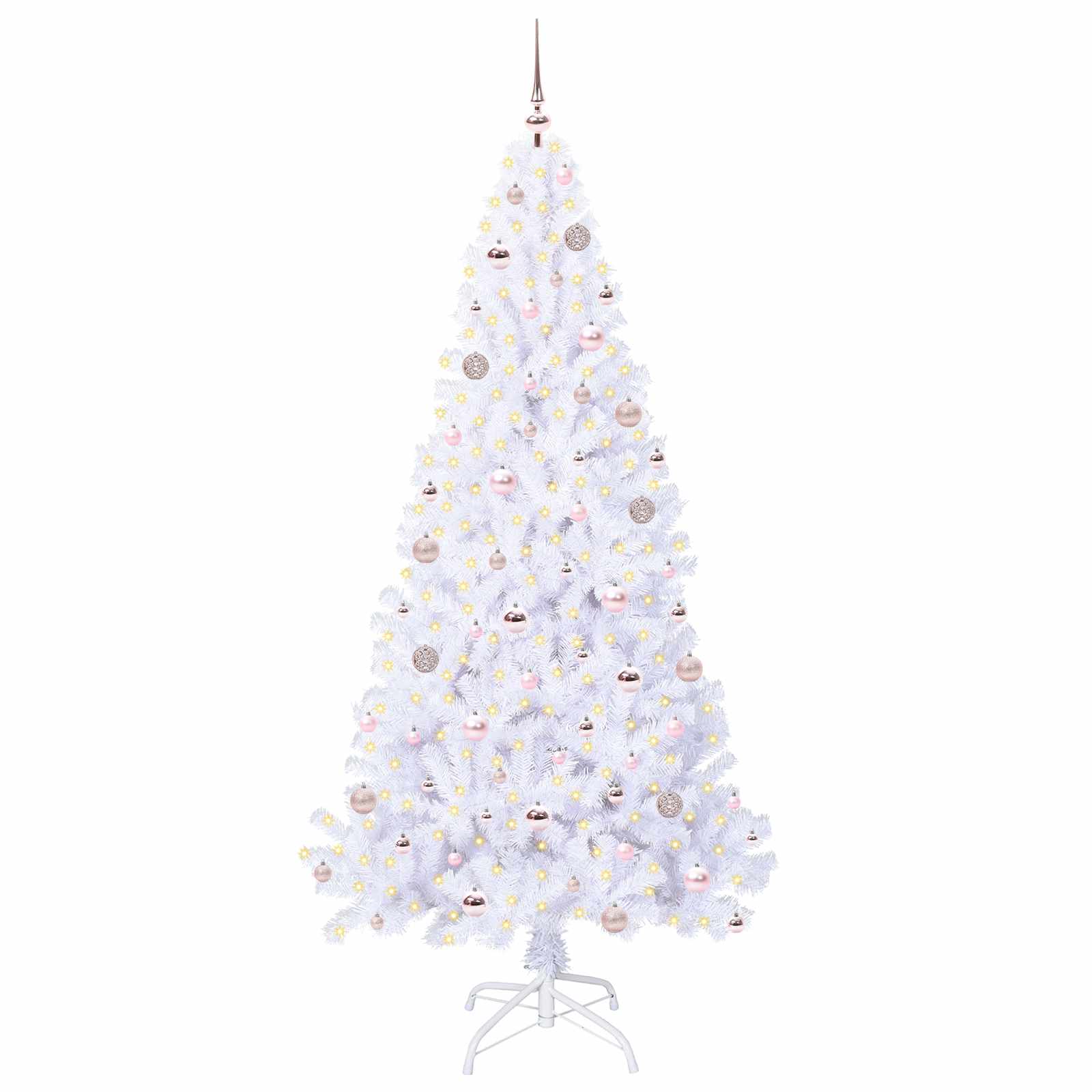 Dirbtinė Kalėdų eglutė FROST EVERGREEN, su 300 LED Balta 210 vnt.