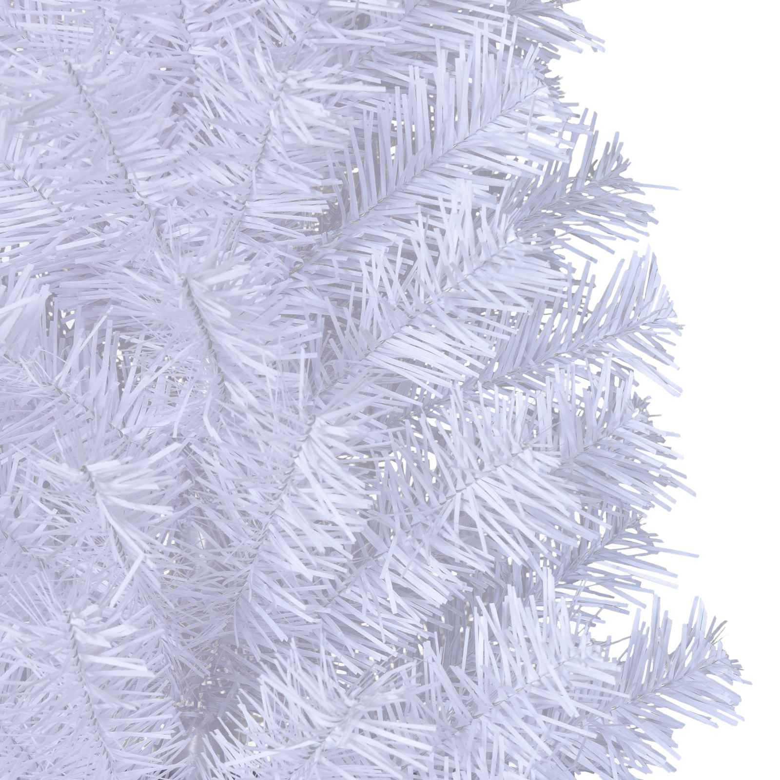 Artificial Christmas tree with 300 LED White 210 cm PVC and Steel