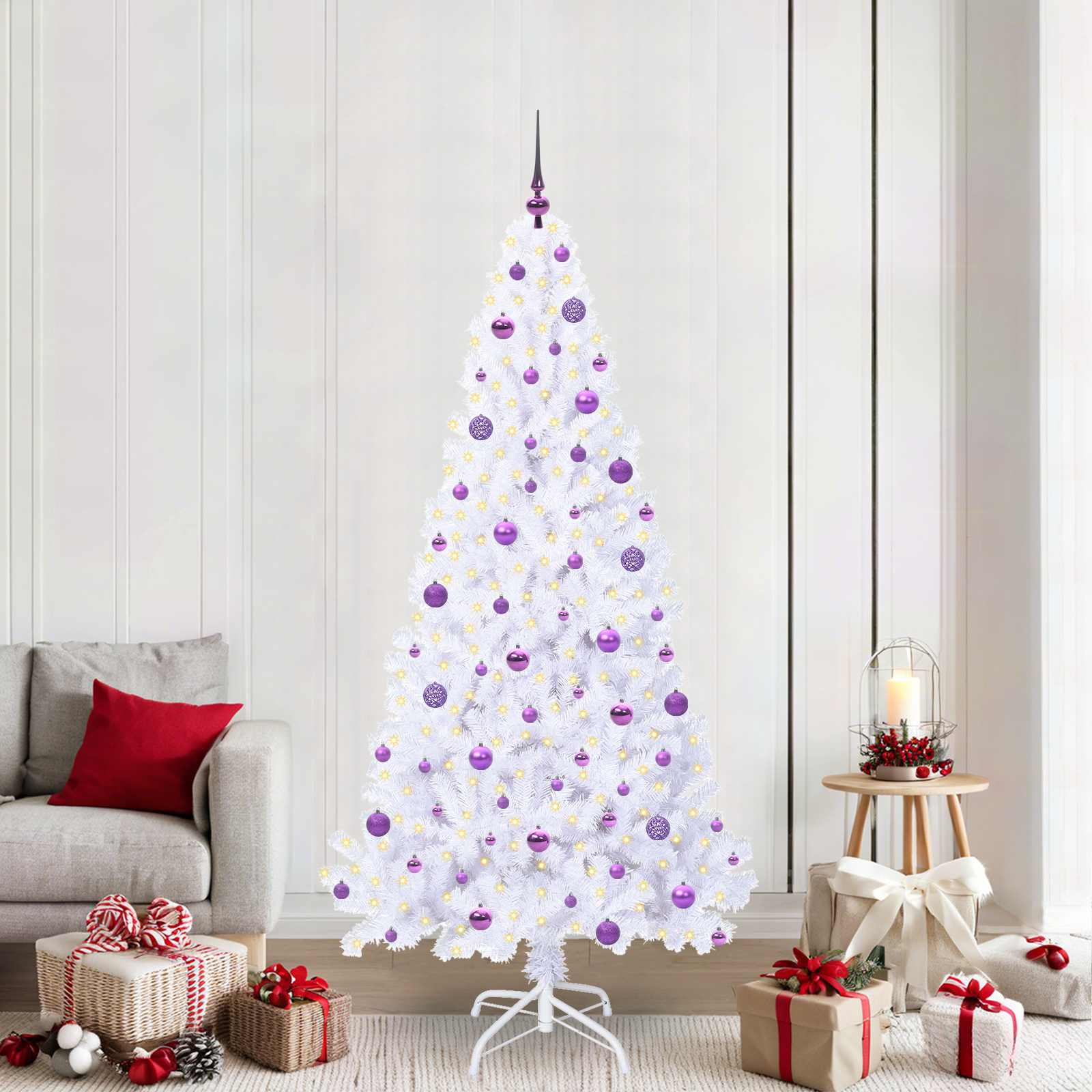 Artificial Christmas tree FROST EVERGREEN, with 300 LED White 210 pcs.