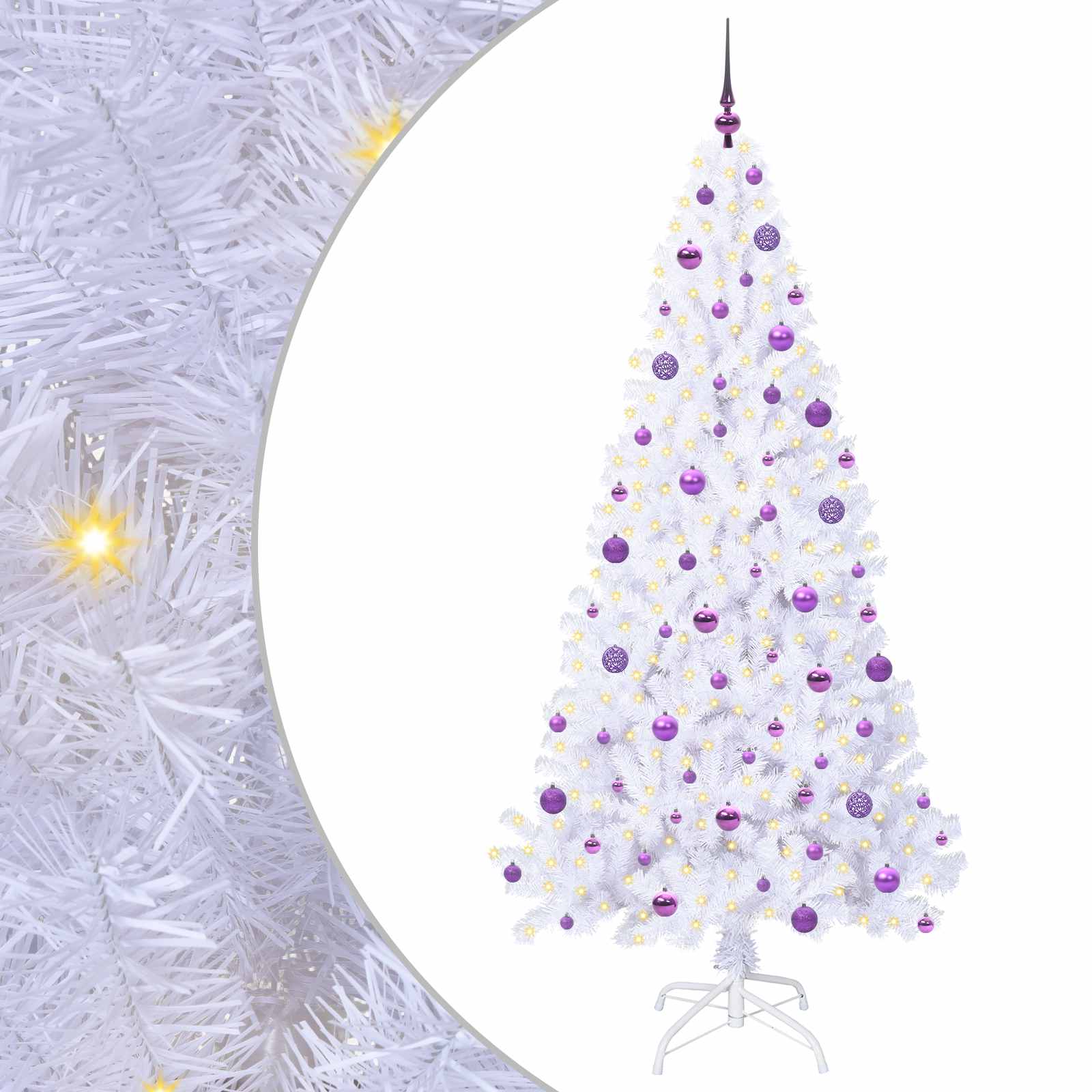 Artificial Christmas tree FROST EVERGREEN, with 300 LED White 210 pcs.