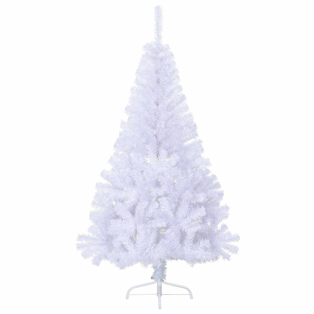 Dirbtinė Kalėdų eglutė su 150 LED Balta 150 cm PVC ir Plienas