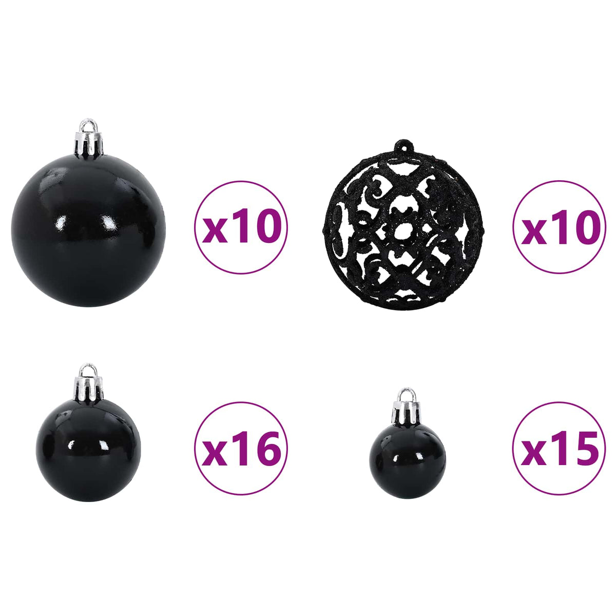 Dirbtinė Kalėdų eglutė su 300 LED Balta 180 cm PVC ir Plienas