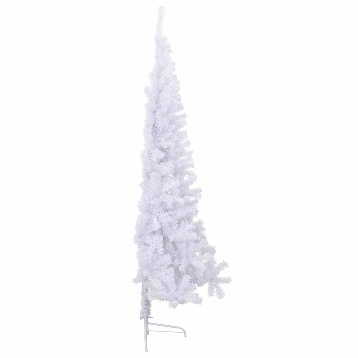 Dirbtinė Kalėdų eglutė su 300 LED Balta 180 cm PVC ir Plienas