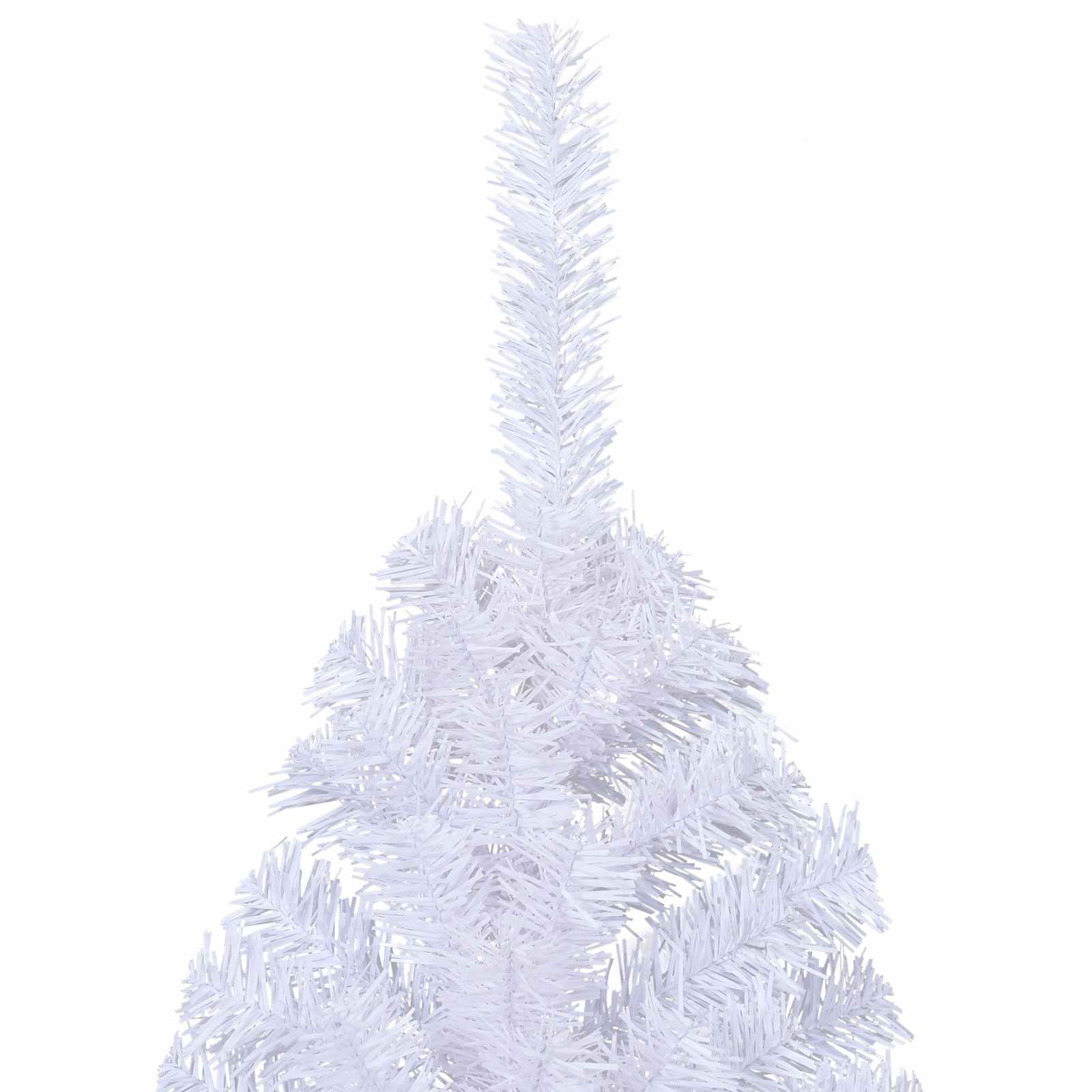 Dirbtinė Kalėdų eglutė su 300 LED Balta 210 cm PVC ir Plienas