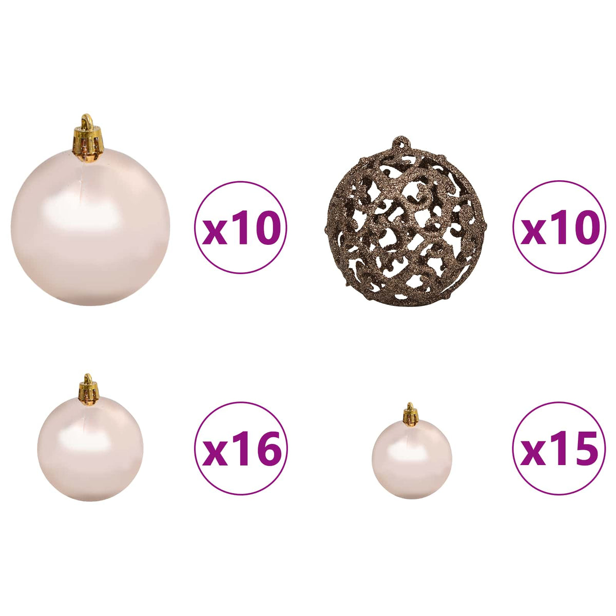 Dirbtinė Kalėdų eglutė Balta 240 cm PVC ir Plienas