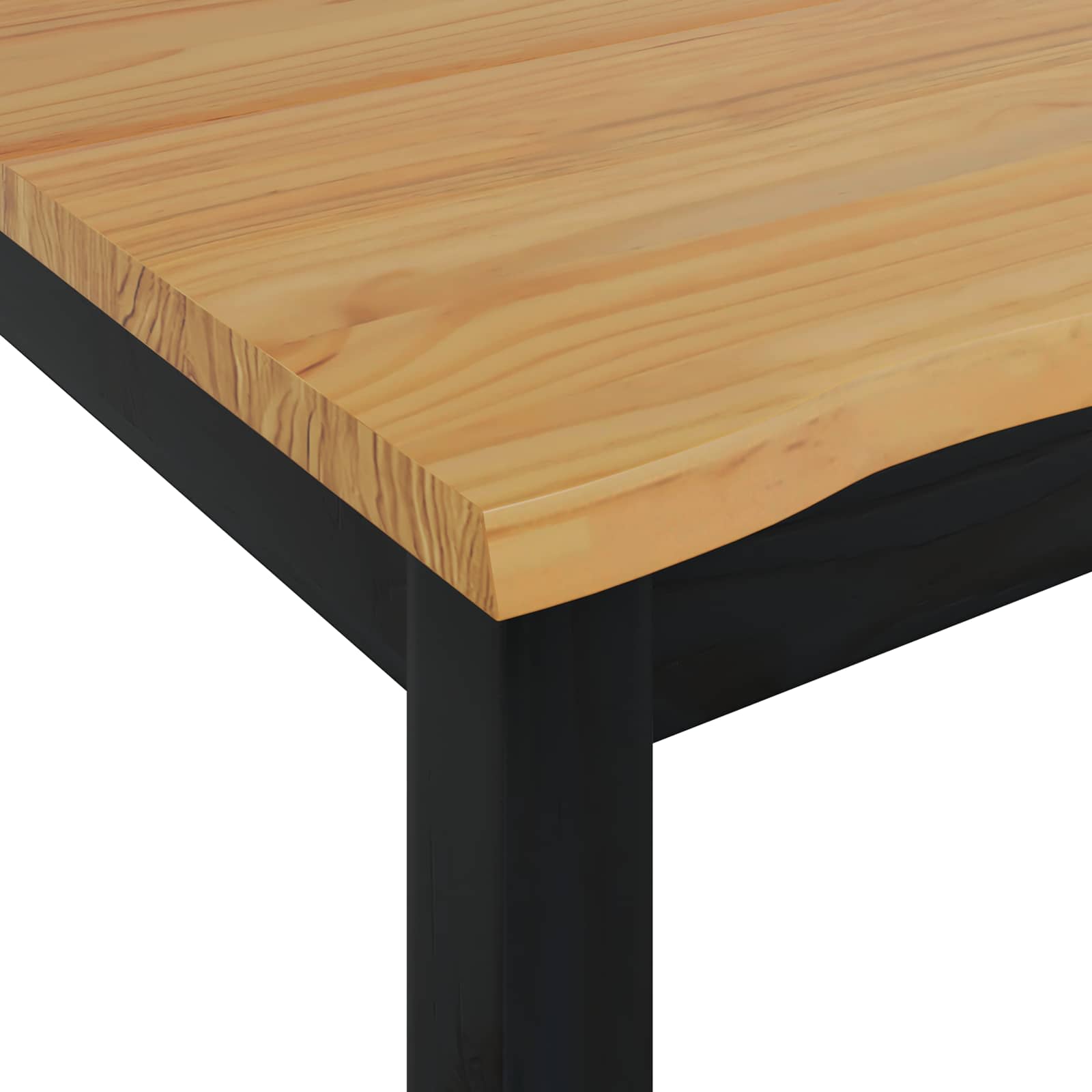 Valgomojo stalas EKAI Juoda 112 x 70 x 76,5 cm