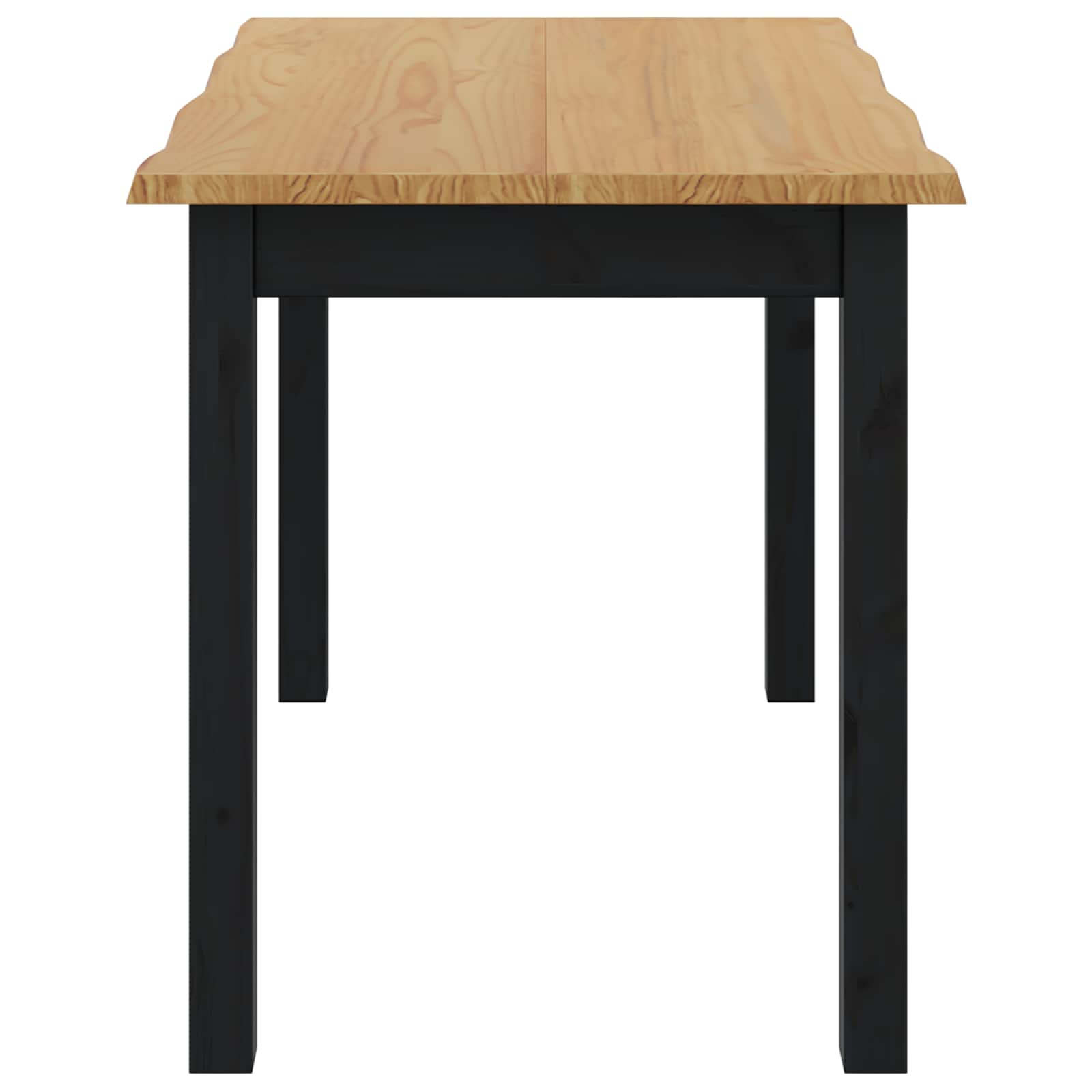 Valgomojo stalas EKAI Juoda 112 x 70 x 76,5 cm