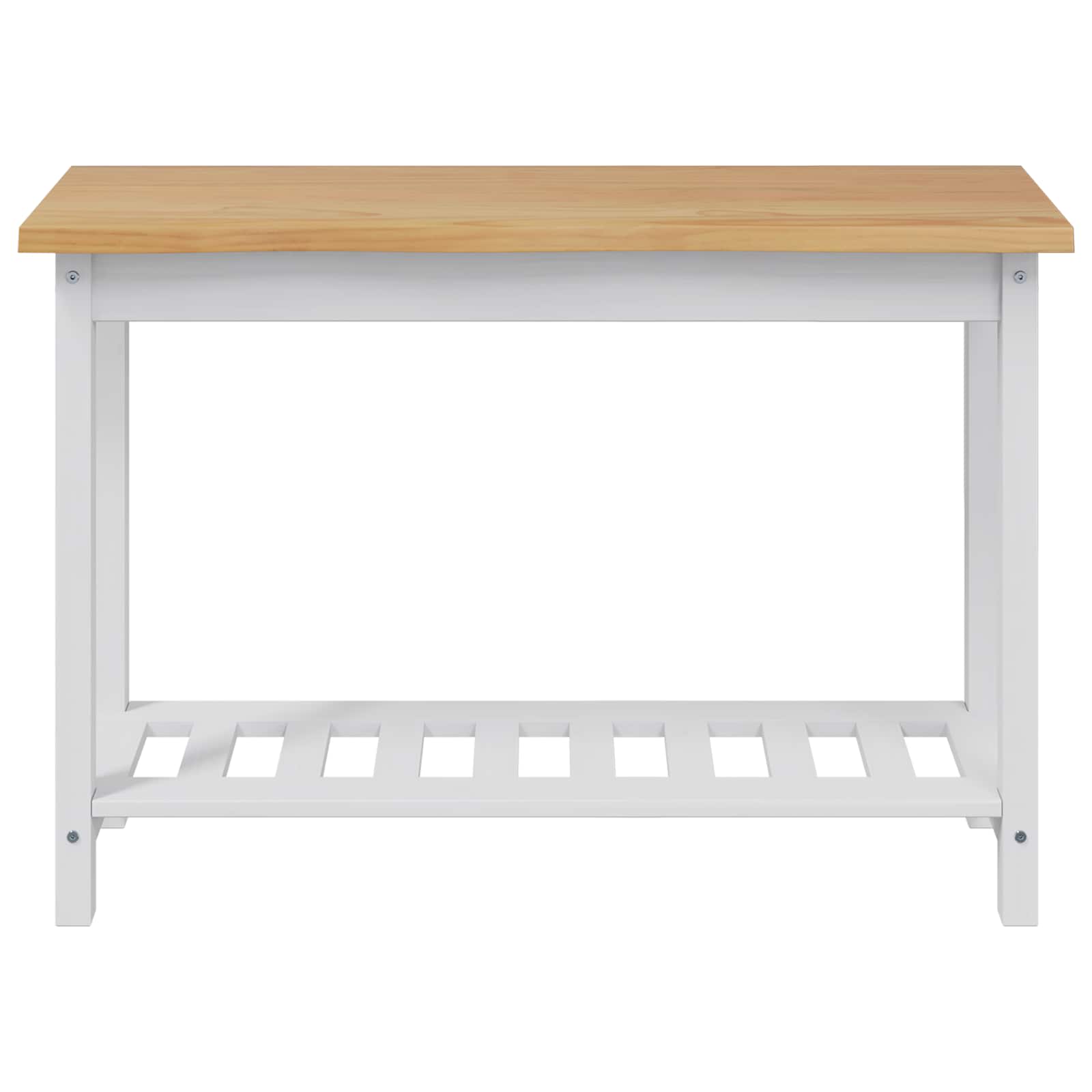 Konsolinis stalas su lentyna EKAI Balta 112 x 35 x 76 cm