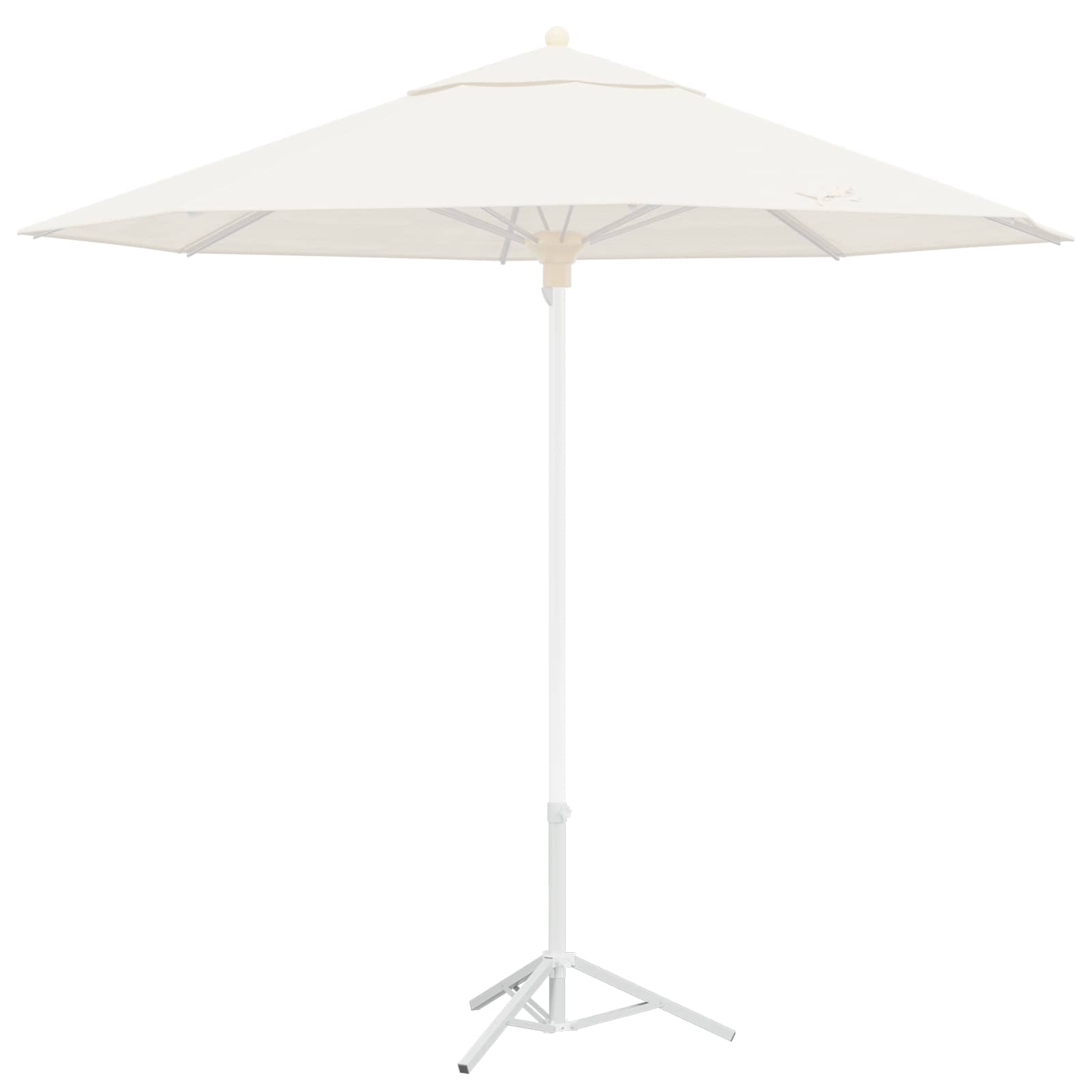 Skėtis stovai Balta Plienas for 25-32 mm Pole