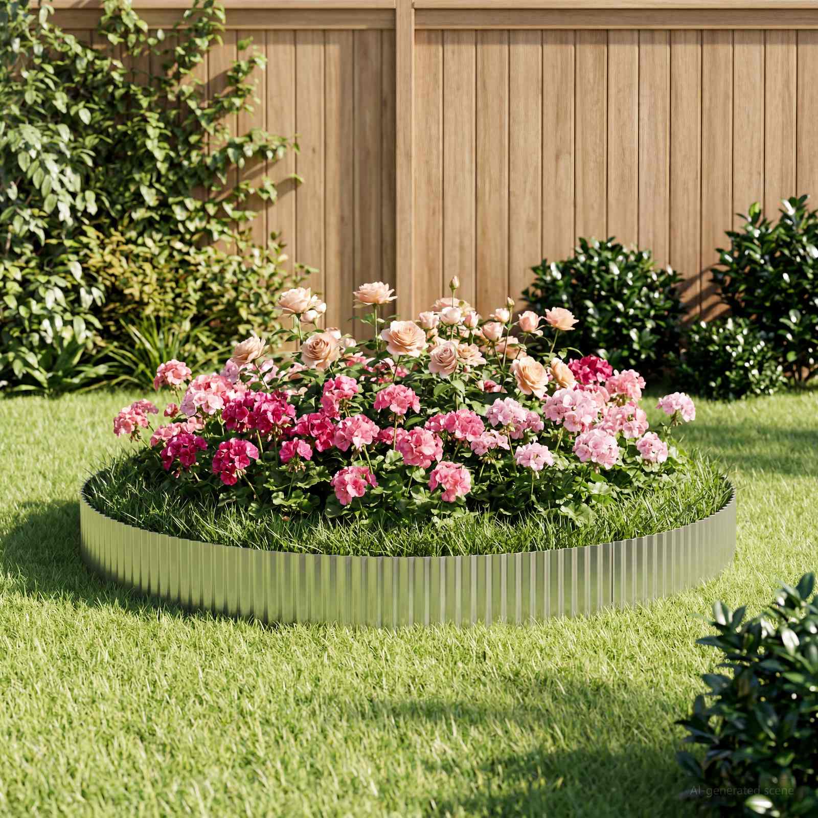 Vejo kraštas 5 m x 30 cm Galvanizuotas plienas Sidabrinė