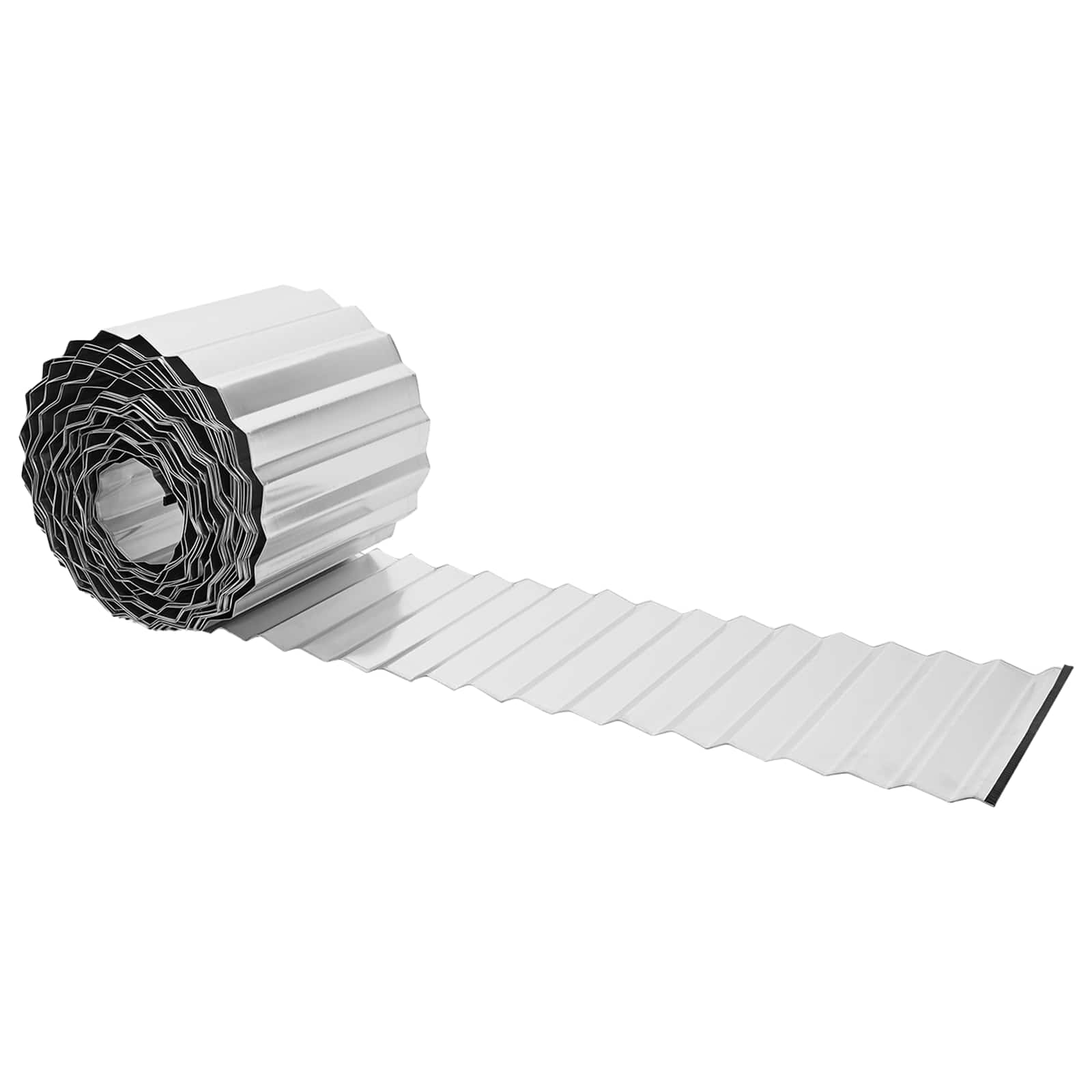 Vejo kraštas 10 m x 15 cm Galvanizuotas plienas Sidabrinė