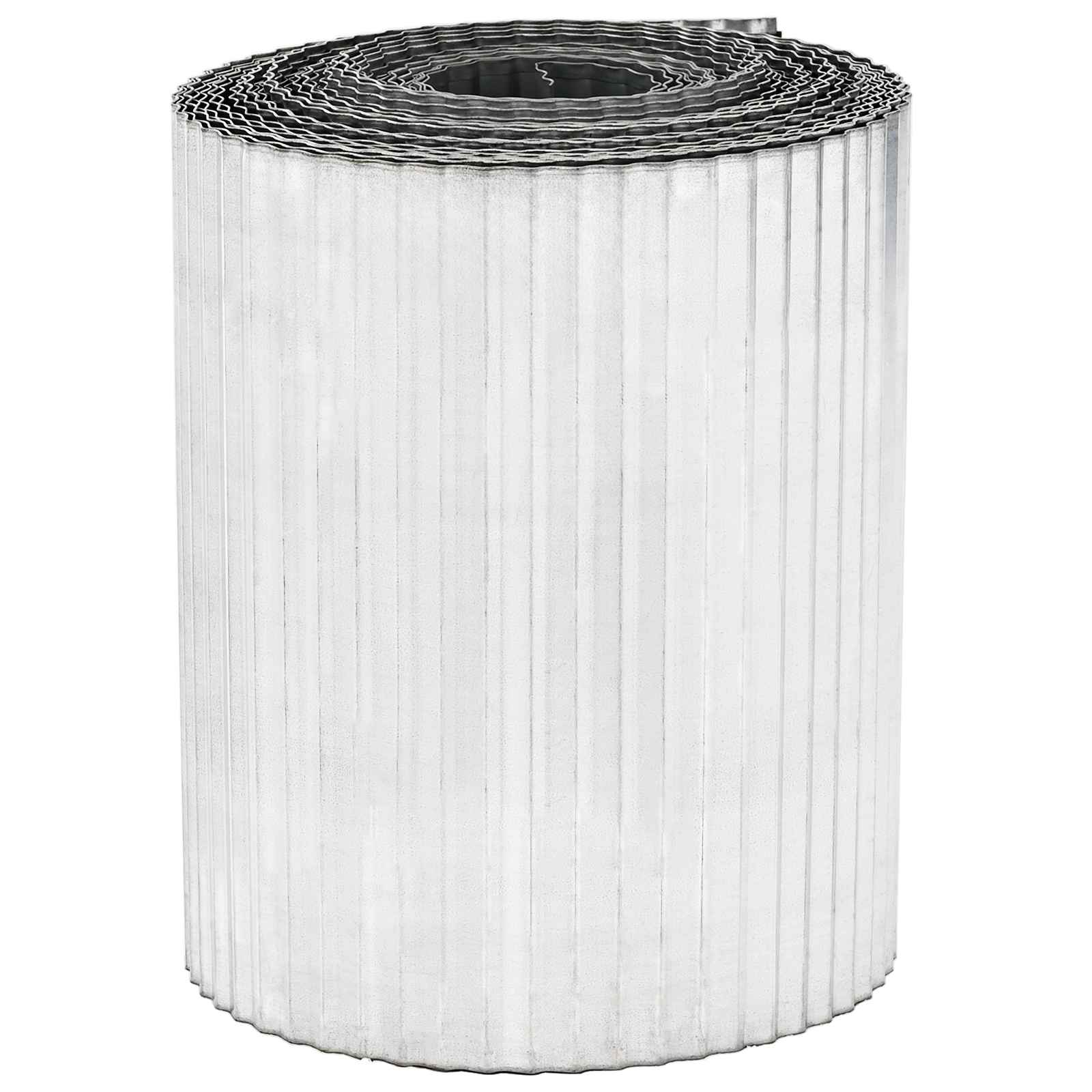 Vejo kraštas 10 m x 20 cm Galvanizuotas plienas Sidabrinė