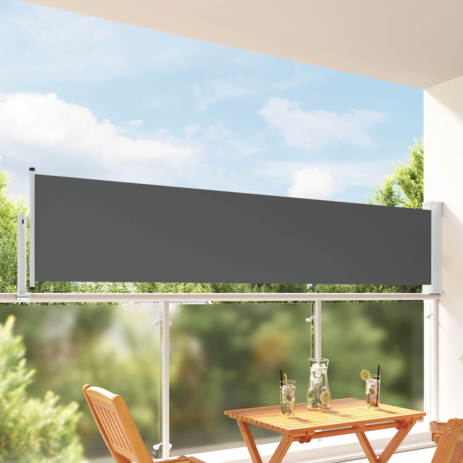 Šoninis tentas 60 x 300 cm 100% poliesteris, geležis, plienas
