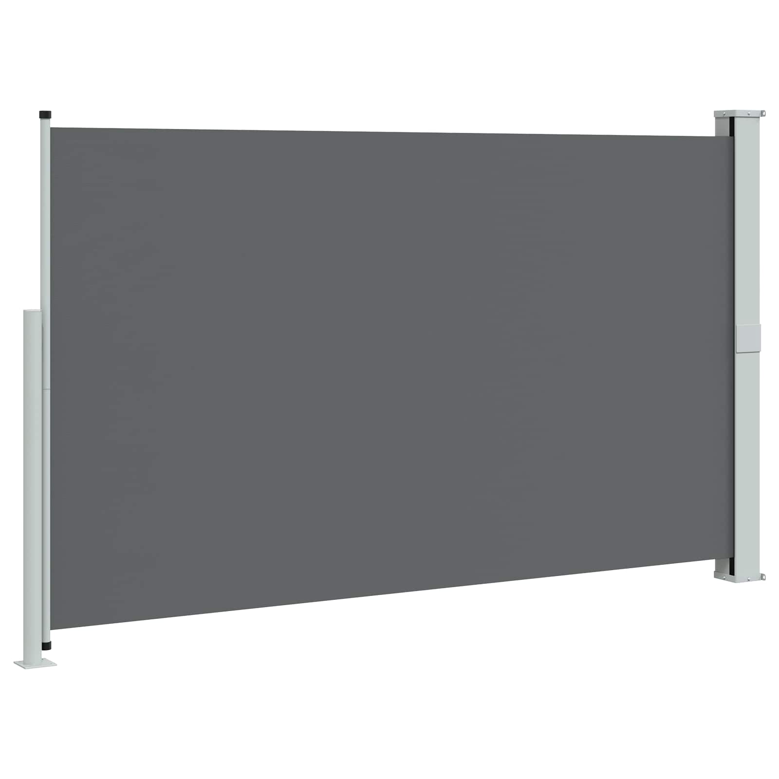 Ištraukiama šoninė užuolaida Antracito 300 x 180 cm Poliesteris