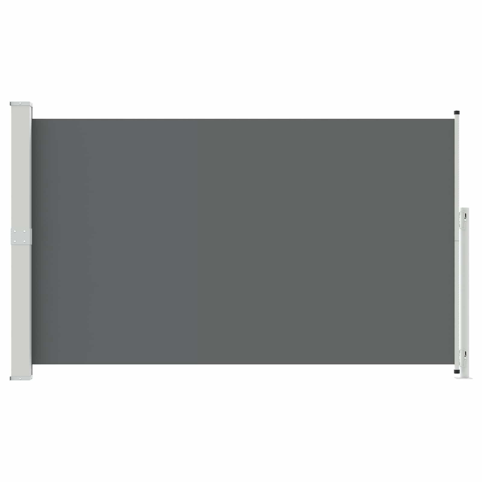 Ištraukiama šoninė užuolaida Antracito 300 x 180 cm Poliesteris
