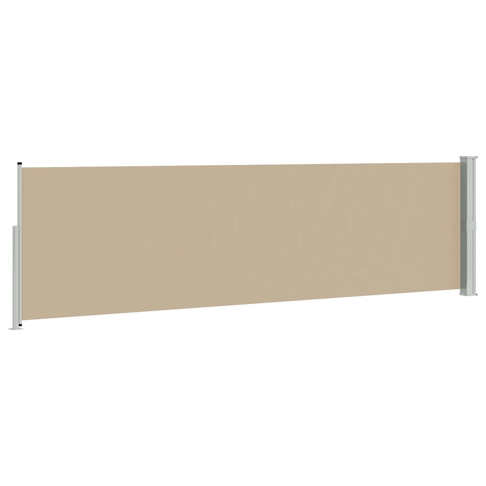 Ištraukiama šoninė užuolaida Smėlio 500 x 140 cm Poliesteris