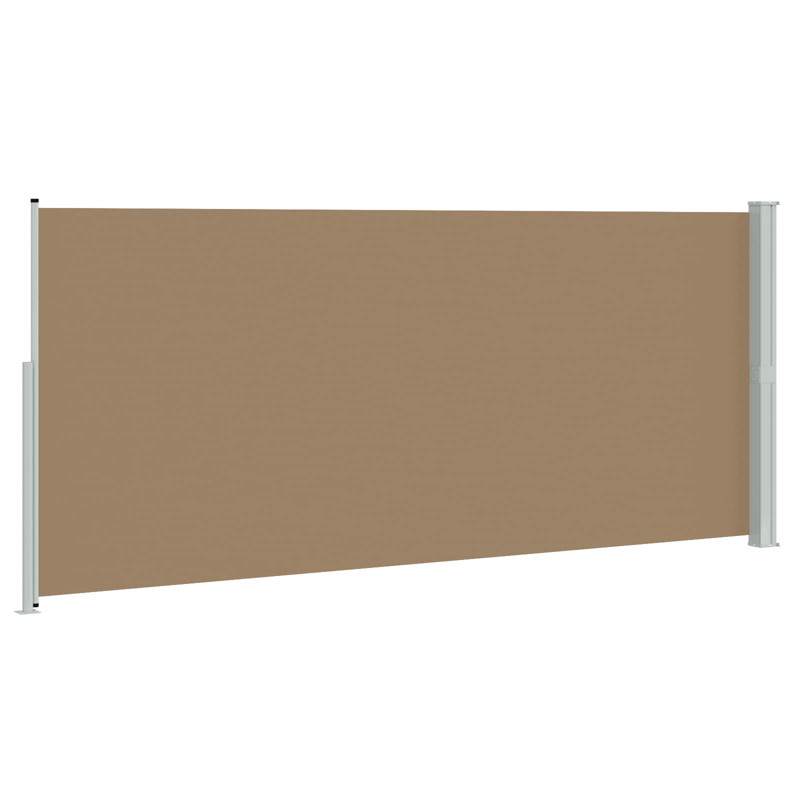 Ištraukiama šoninė užuolaida Taupe 600 x 180 cm Poliesteris