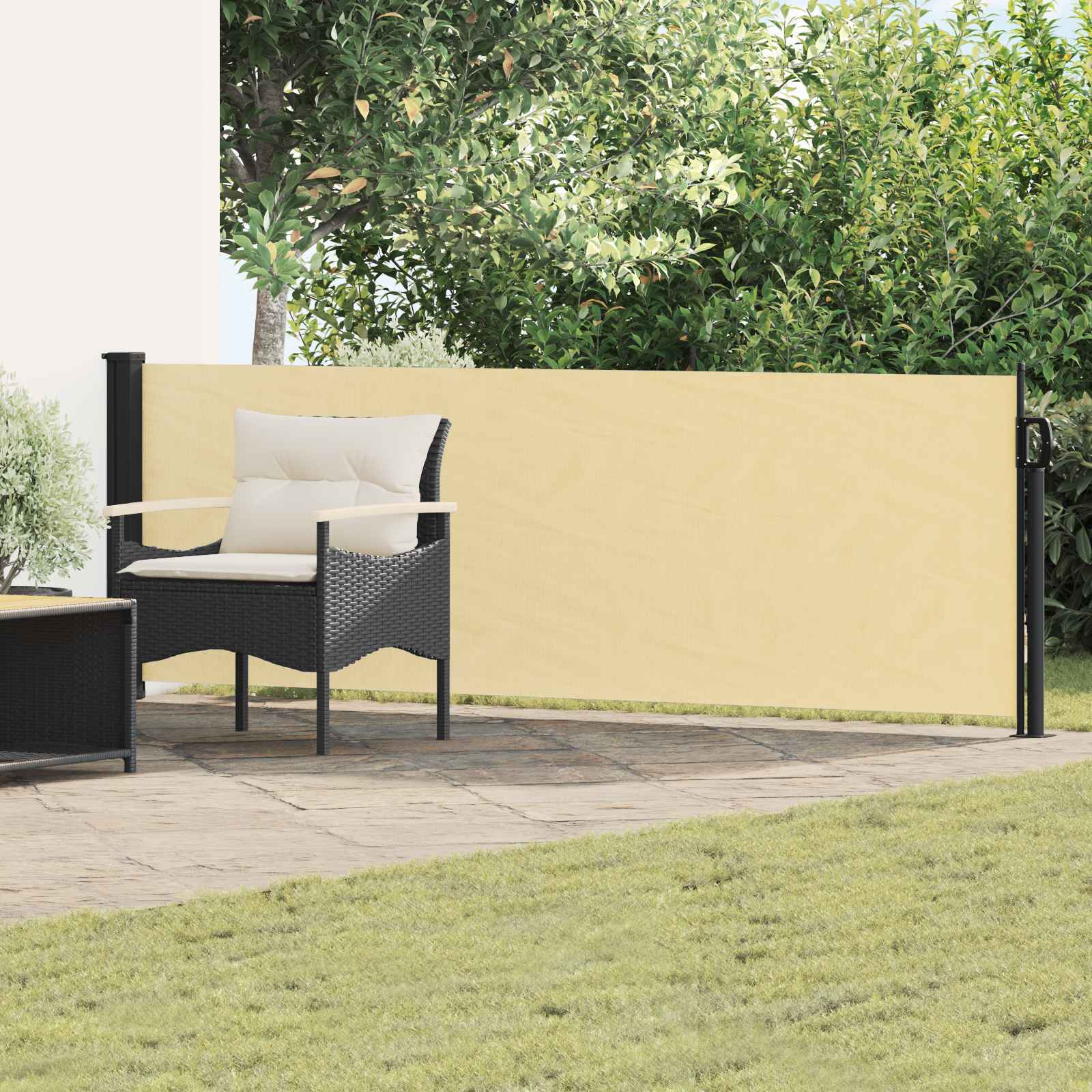 Izvelkams sānu tents Smilškrāsas 300 x 100 cm Poliesteris