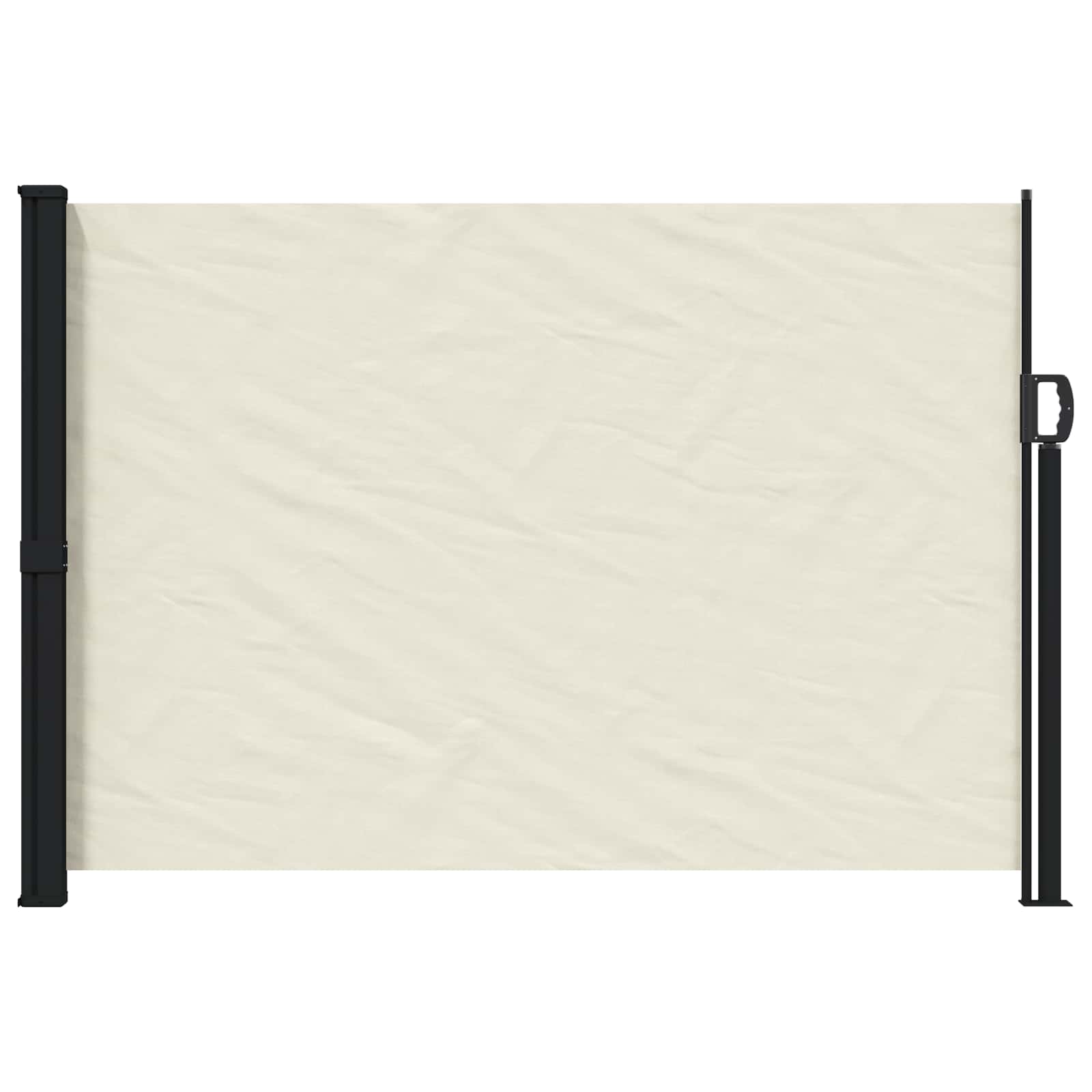 Ištraukiama šoninė užuolaida Kreminė 300 x 170 cm Poliesteris