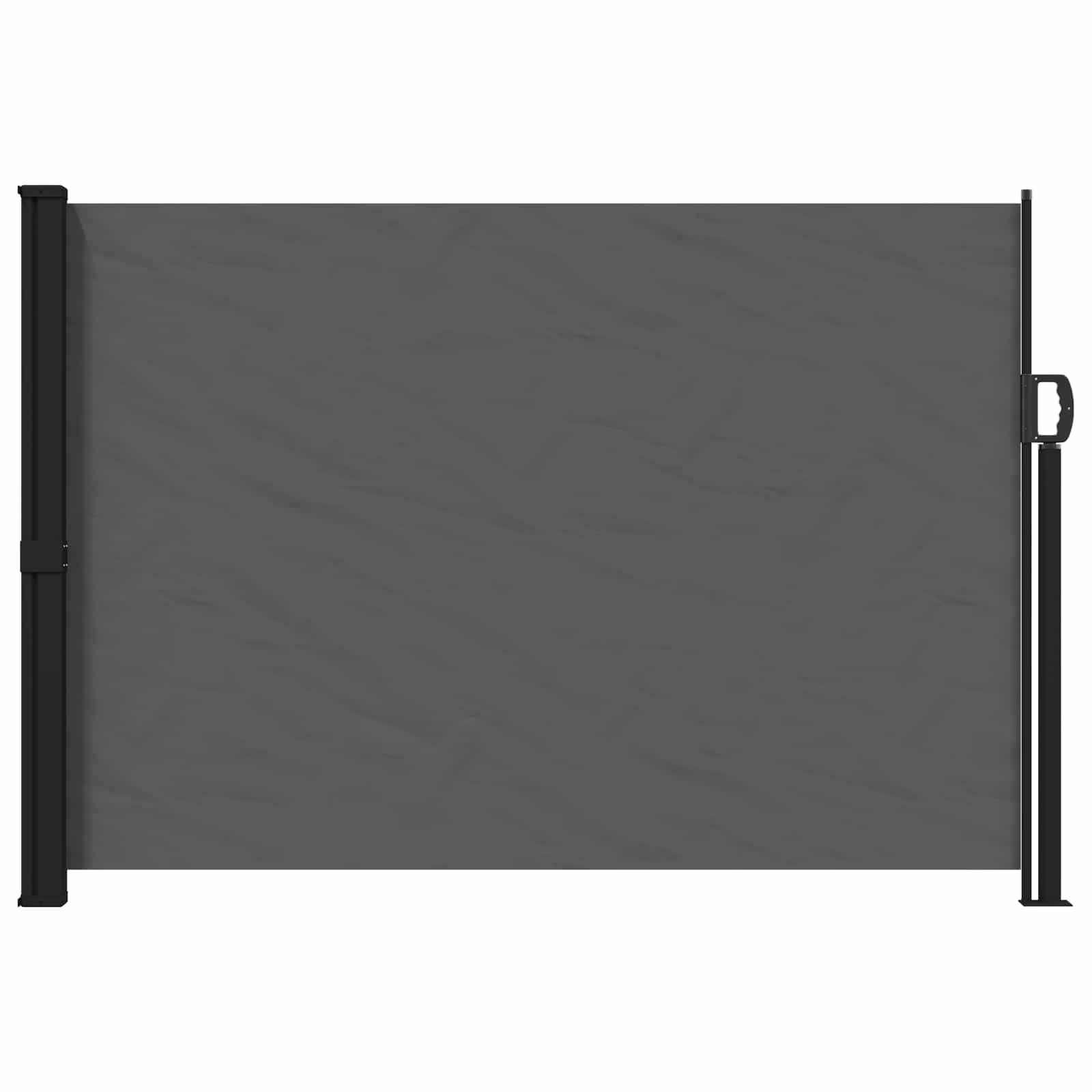 Ištraukiama šoninė užuolaida Antracito 300 x 170 cm Poliesteris