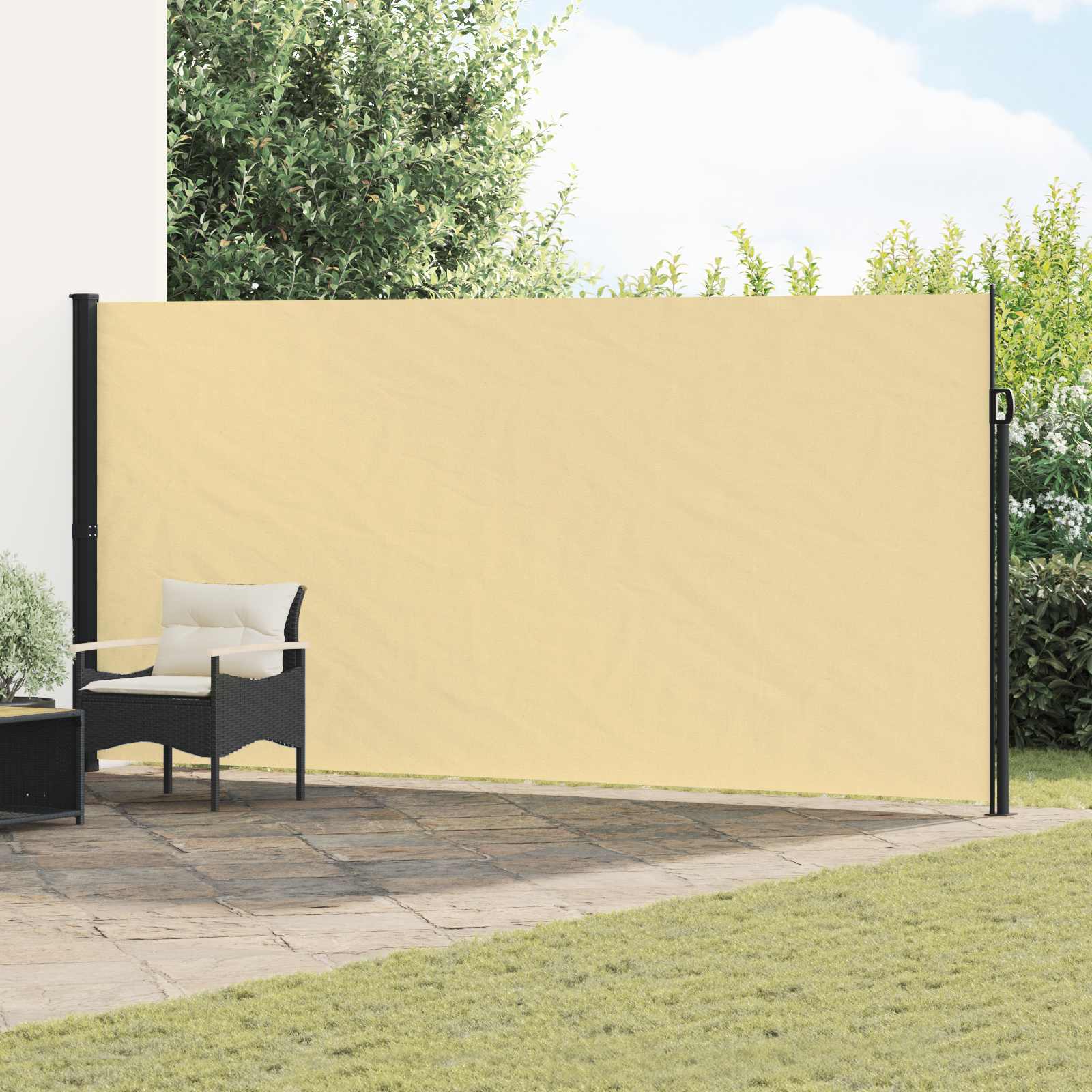 Ištraukiama šoninė užuolaida Smėlio 600 x 180 cm Poliesteris