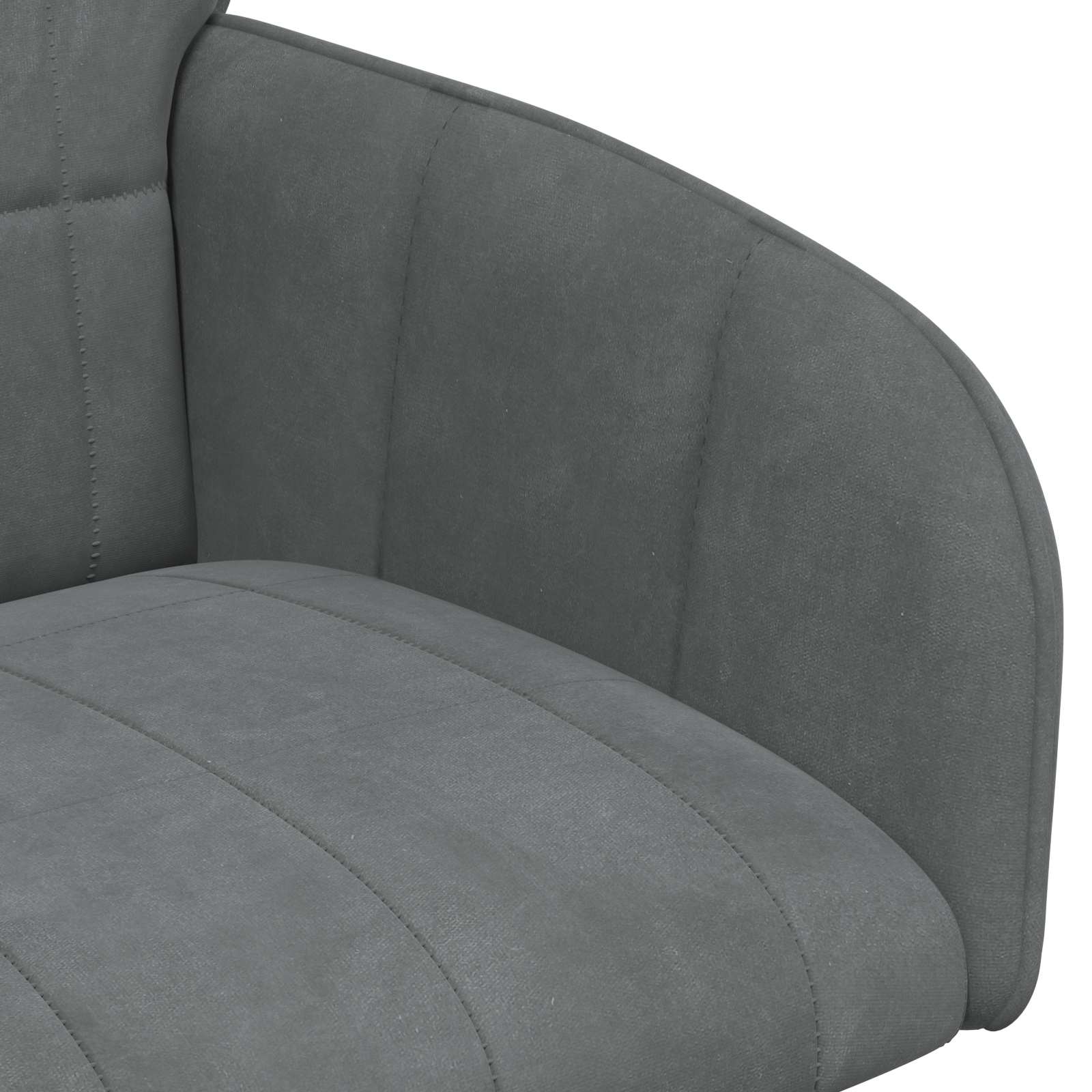 Valgomojo kėdės 6 pcs Aksomas Tamsiai pilka 56,5 x 50 x 86 cm