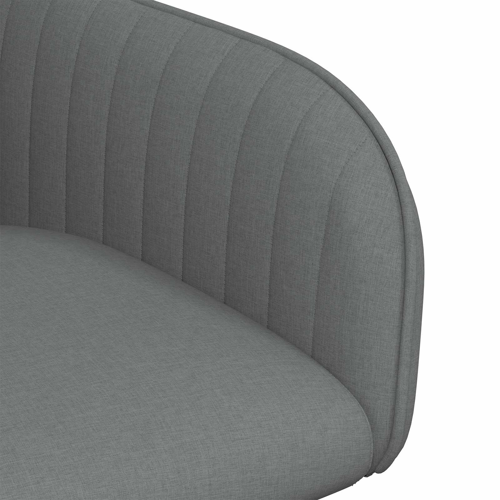 Valgomojo kėdės 4 pcs Audinys Tamsiai pilka 56,5 x 50 x 87,5 cm