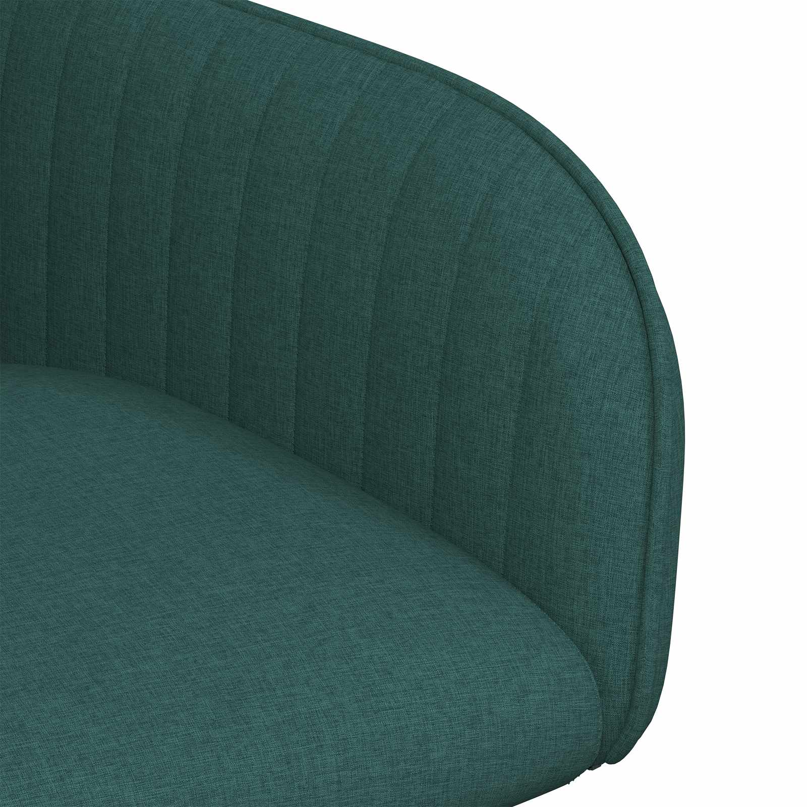 Valgomojo kėdės 4 pcs Audinys Tamsiai žalia 56,5 x 50 x 87,5 cm
