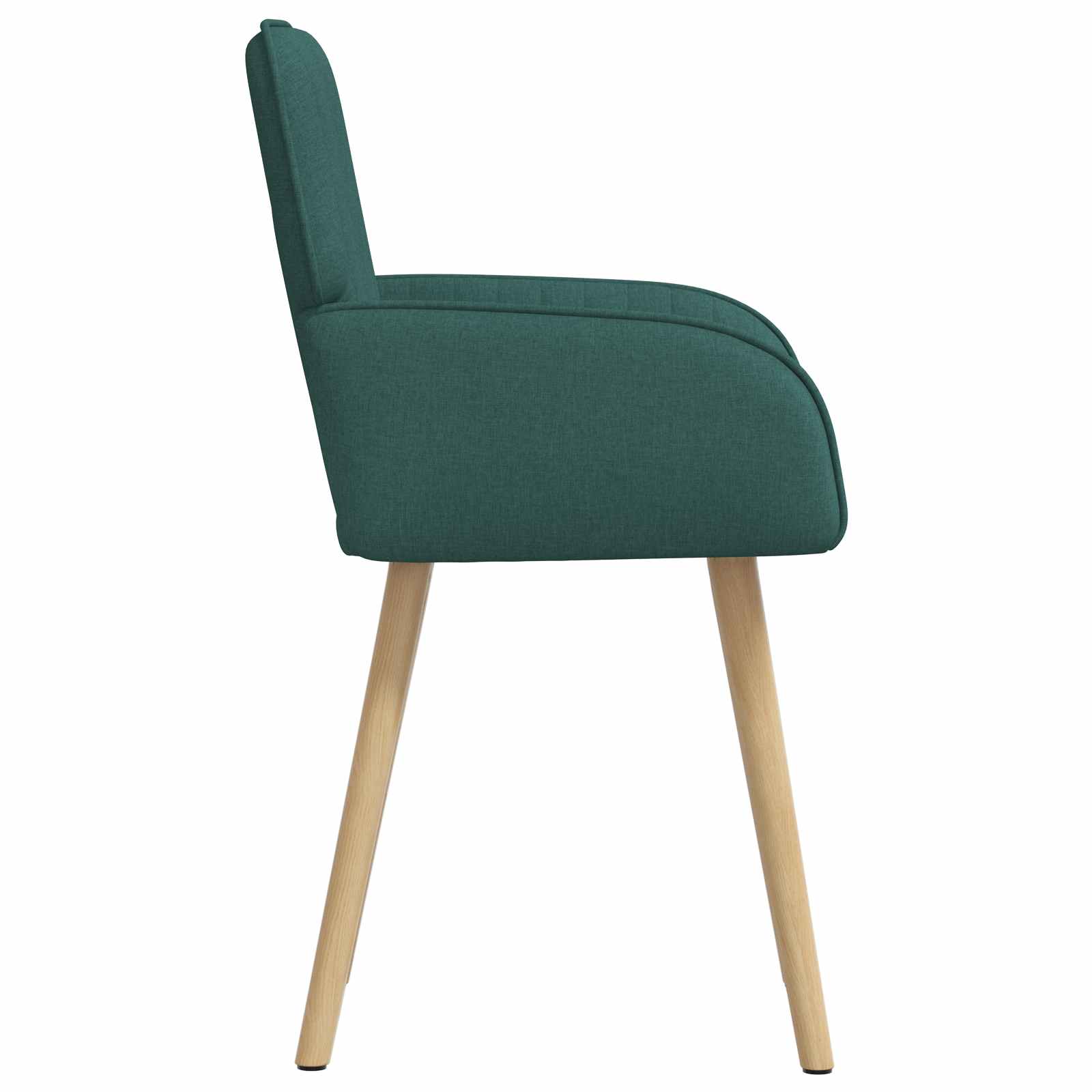 Valgomojo kėdės 4 pcs Audinys Tamsiai žalia 56,5 x 50 x 87,5 cm