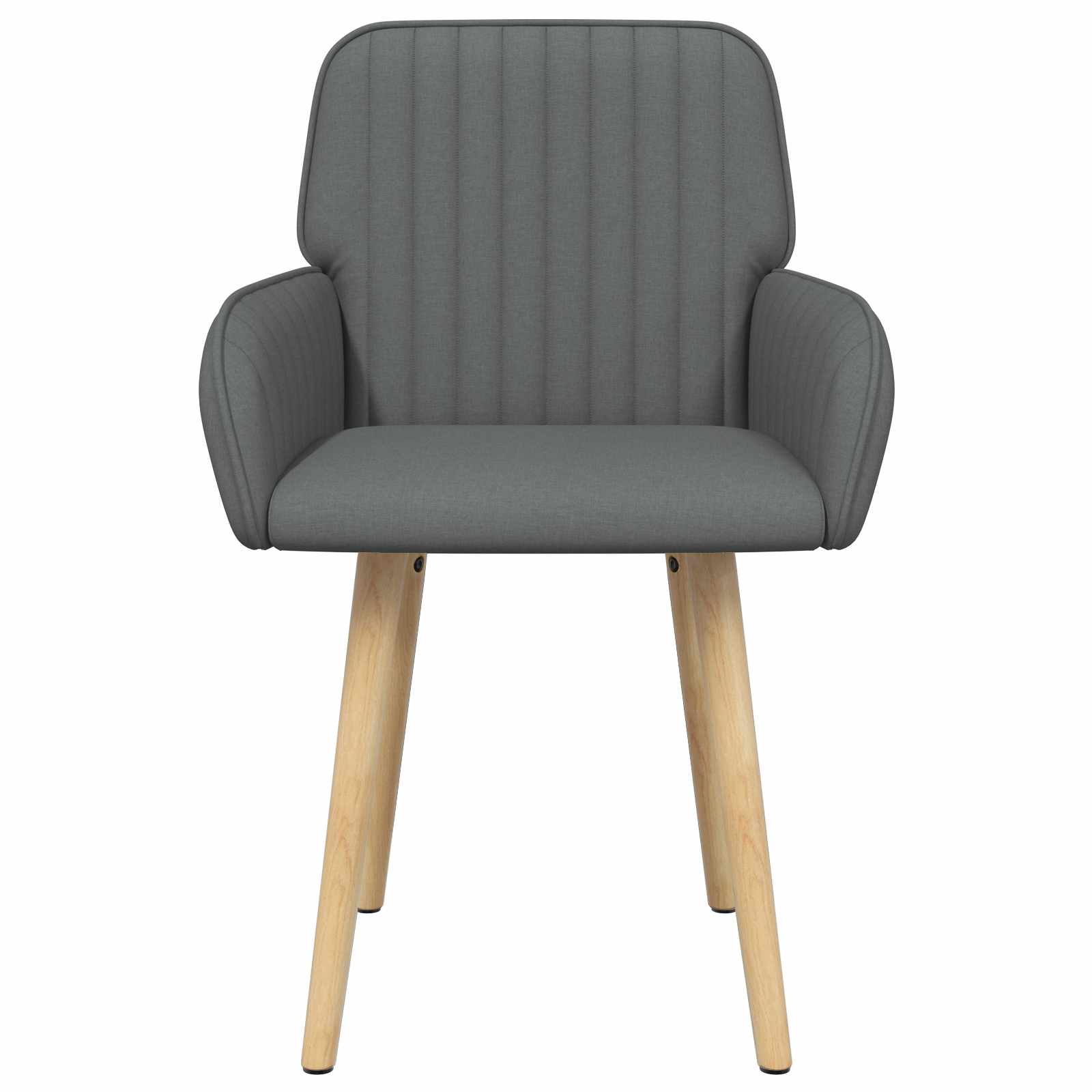 Valgomojo kėdės 6 pcs Audinys Tamsiai pilka 56,5 x 50 x 87,5 cm