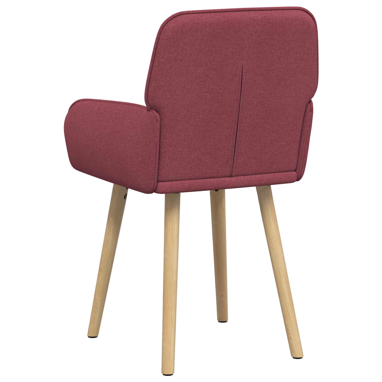 Valgomojo kėdės 6 pcs Audinys Vyno raudona 56,5 x 50 x 87,5 cm