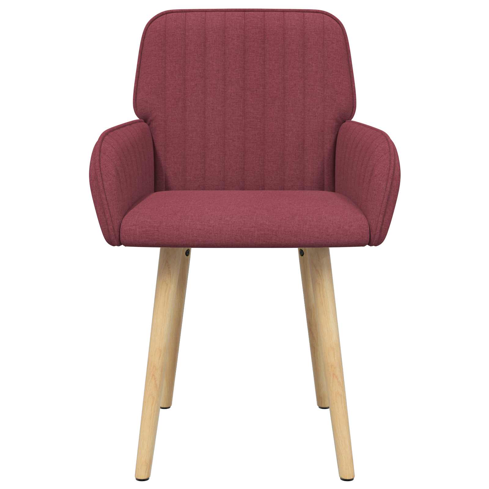 Valgomojo kėdės 6 pcs Audinys Vyno raudona 56,5 x 50 x 87,5 cm