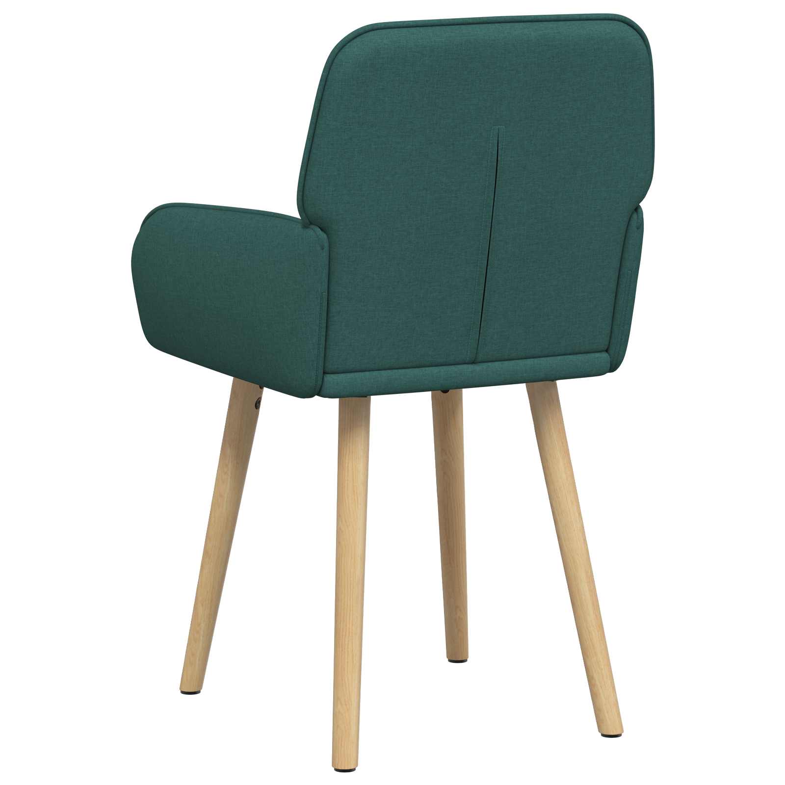 Valgomojo kėdės 6 pcs Audinys Tamsiai žalia 56,5 x 50 x 87,5 cm