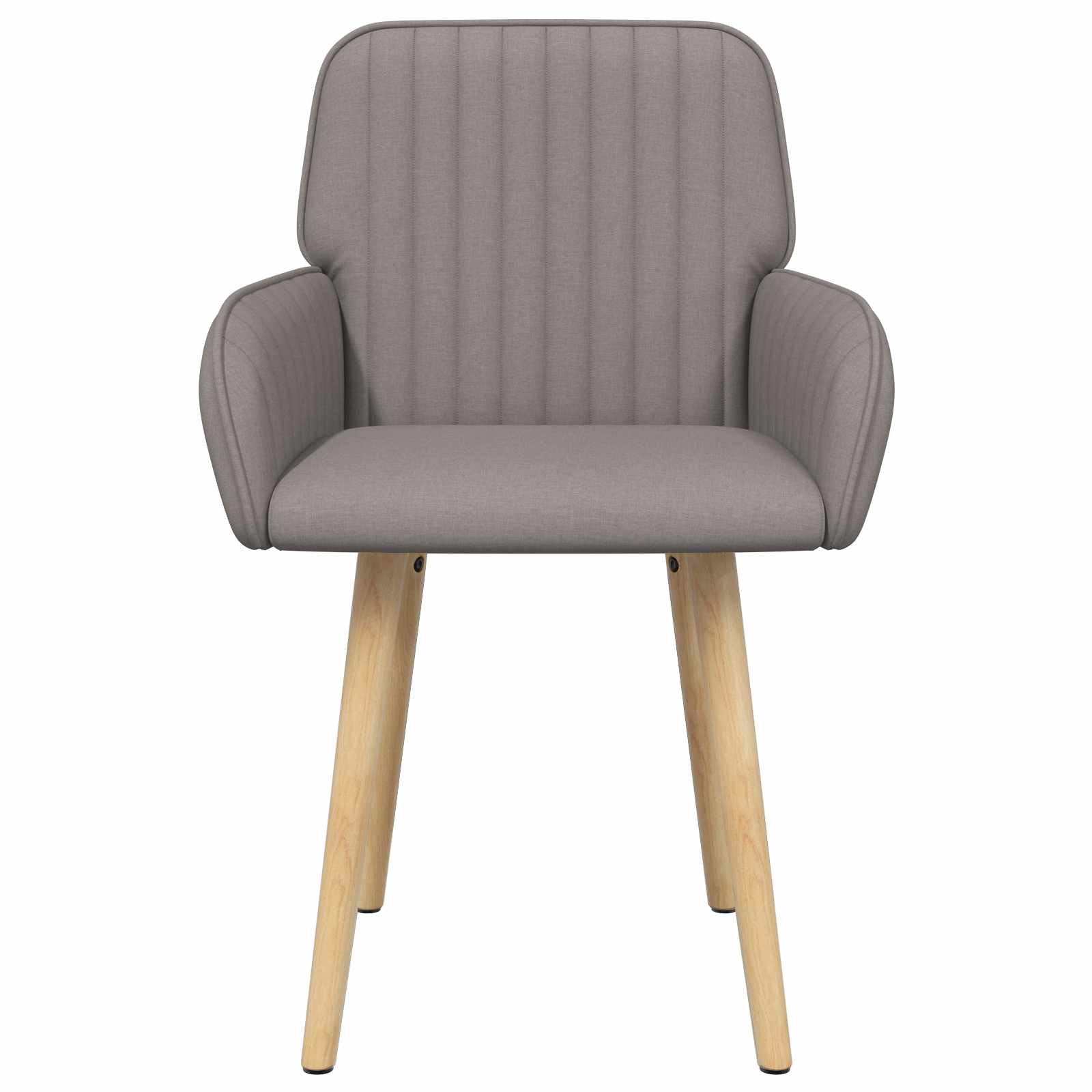 Valgomojo kėdės 6 pcs Audinys Taupe 56,5 x 50 x 87,5 cm