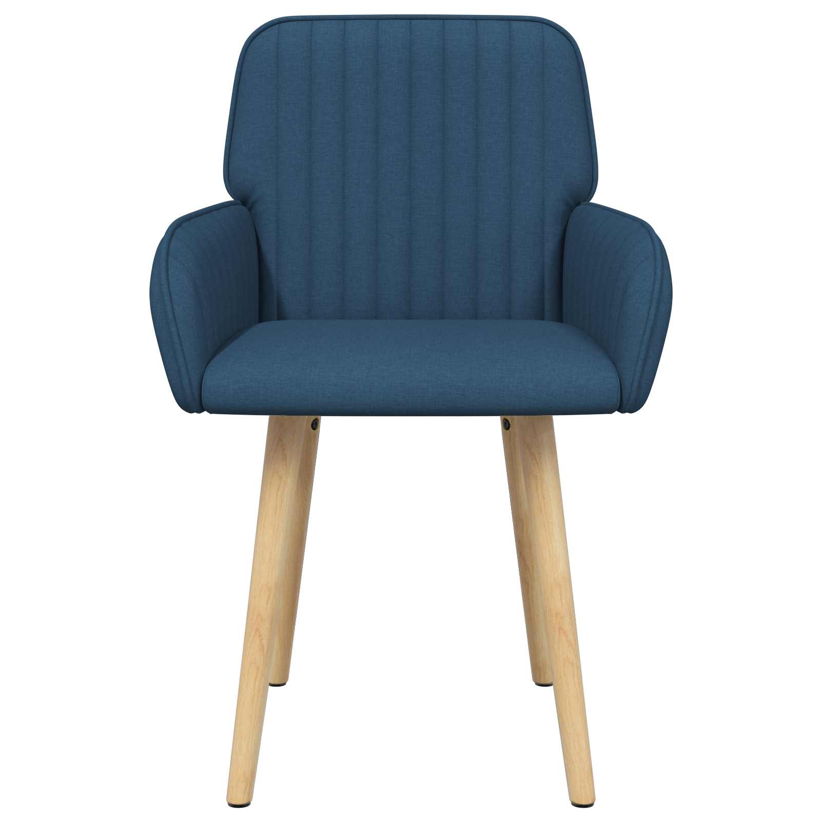 Valgomojo kėdės 6 pcs Audinys Mėlyna 56,5 x 50 x 87,5 cm