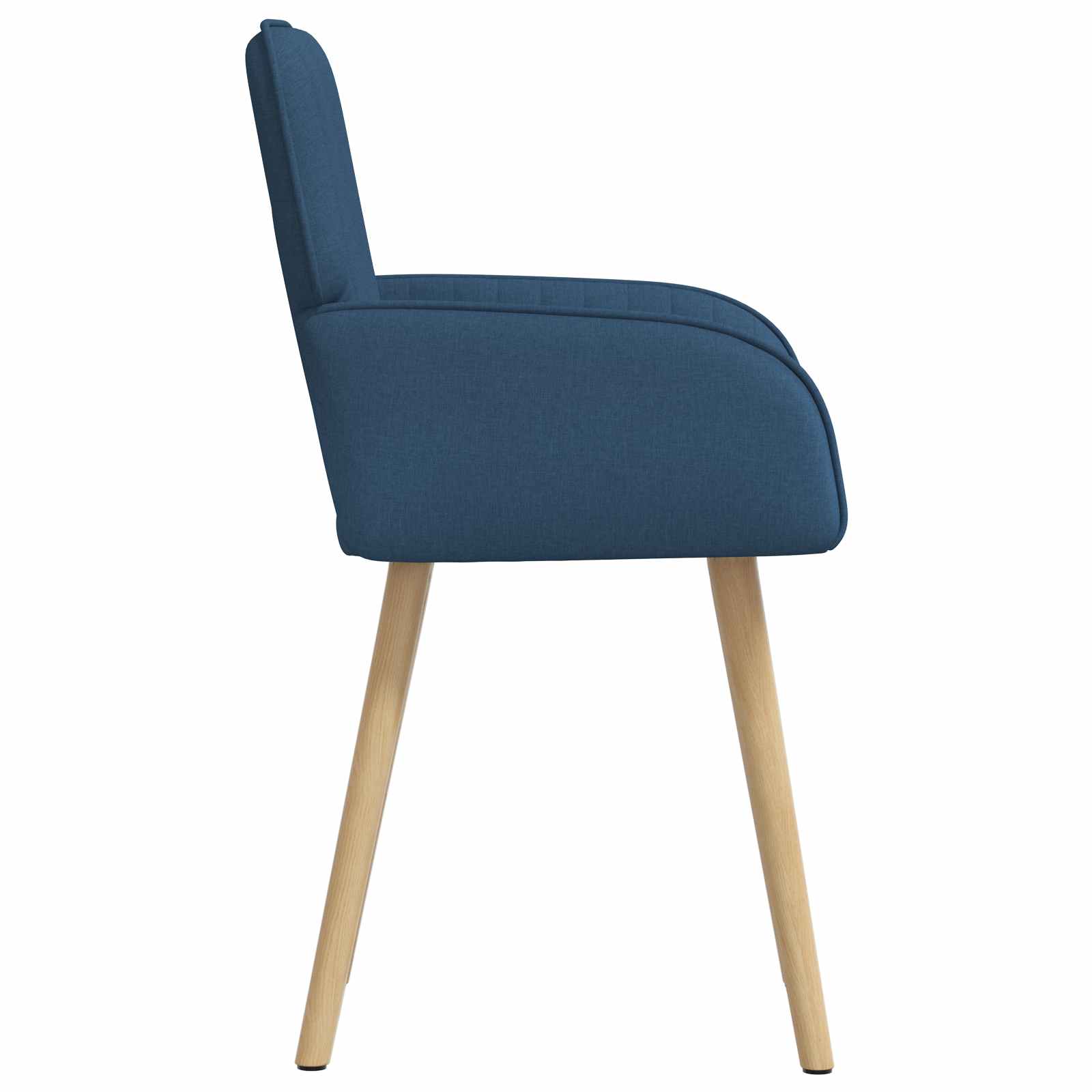 Valgomojo kėdės 6 pcs Audinys Mėlyna 56,5 x 50 x 87,5 cm