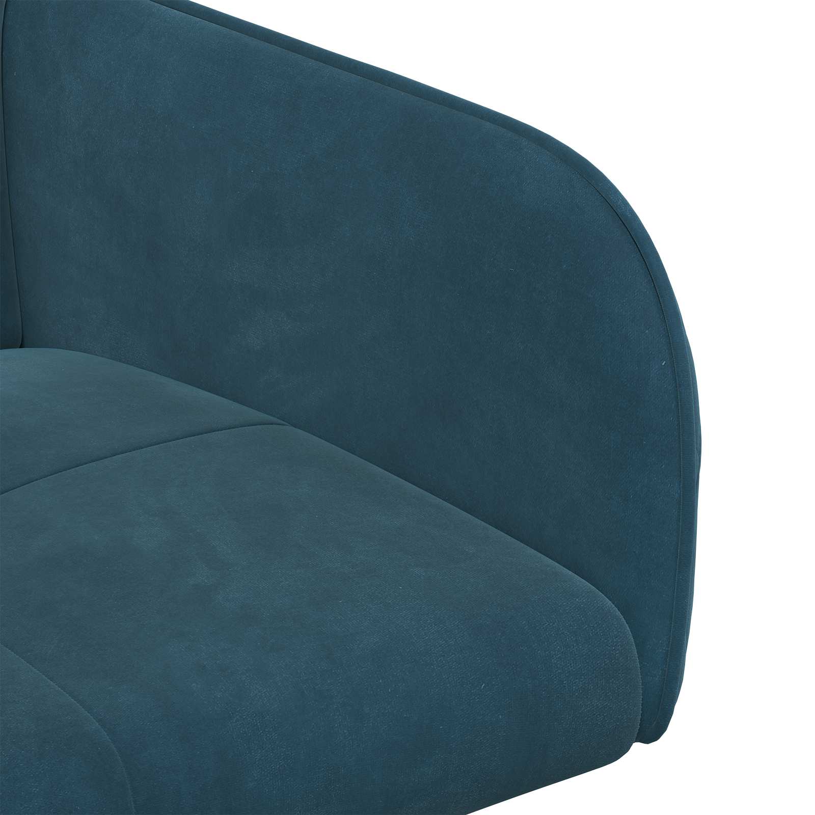 Valgomojo kėdės 4 pcs Aksomas Mėlyna 59 x 56,5 x 86 cm